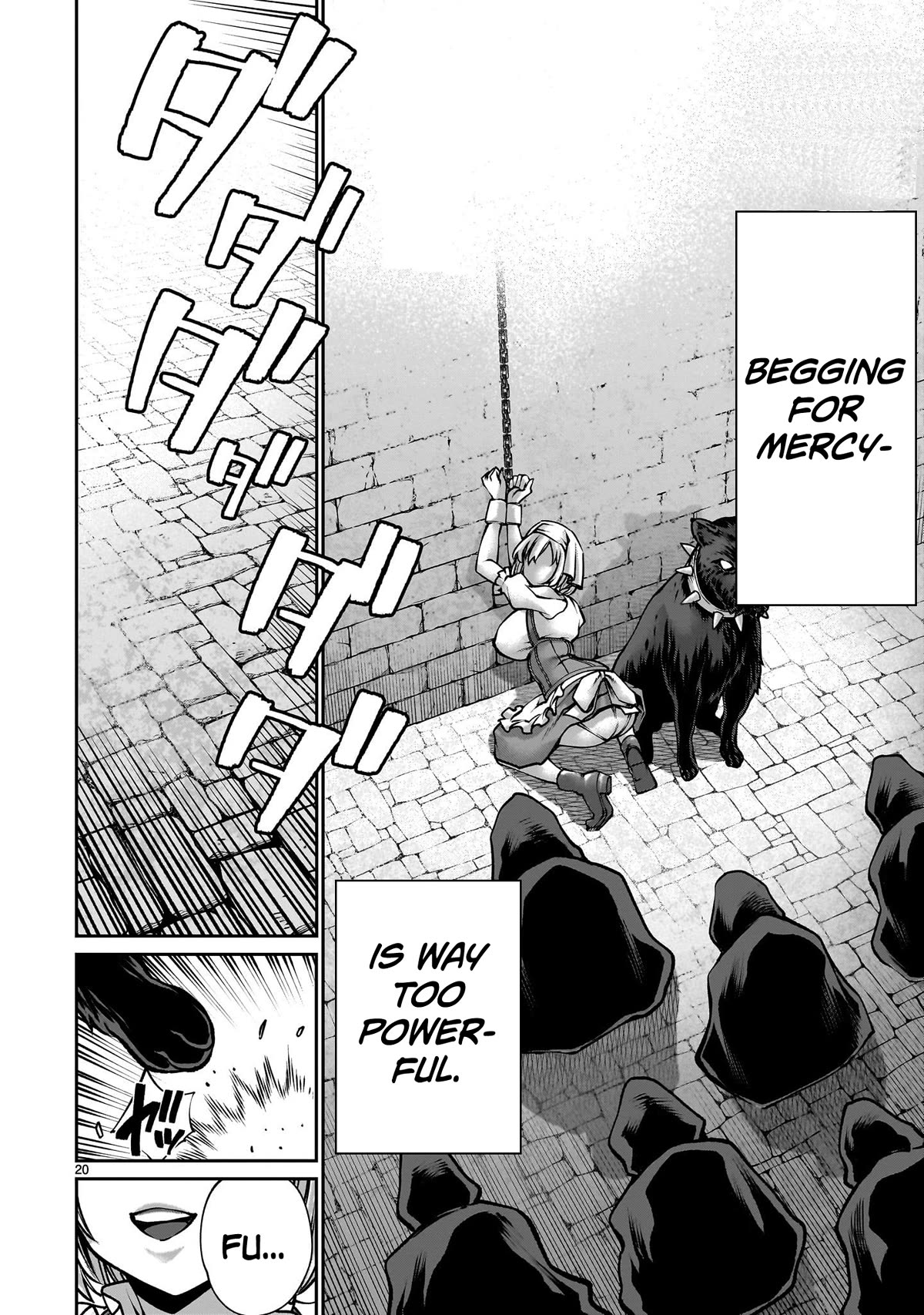 Her Strongest Ability Is Begging for Mercy, the Frustrating World Conquest Adventures of a Former Demon King Chapter 5 page 19 - Chapter 5: "Begging a Dog for Mercy"
