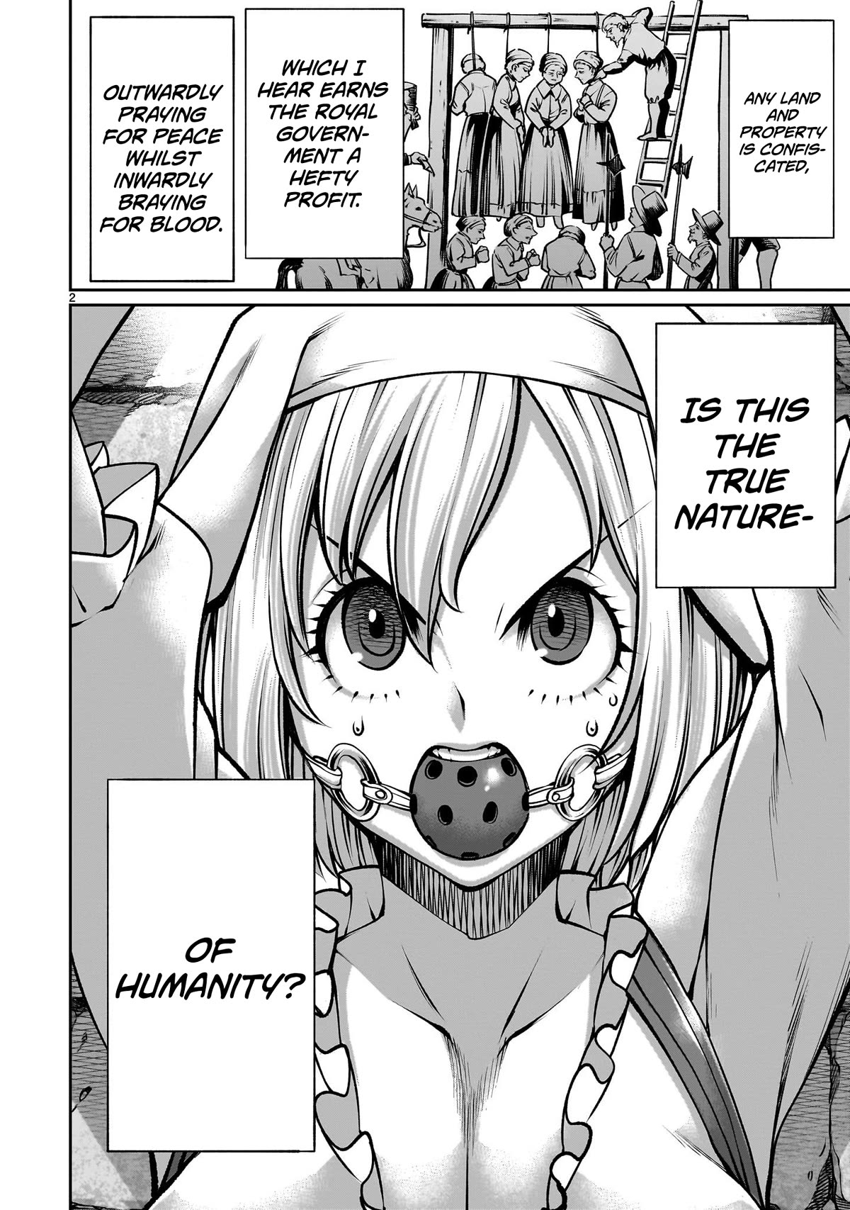 Her Strongest Ability Is Begging for Mercy, the Frustrating World Conquest Adventures of a Former Demon King Chapter 5 page 2 - Chapter 5: "Begging a Dog for Mercy"