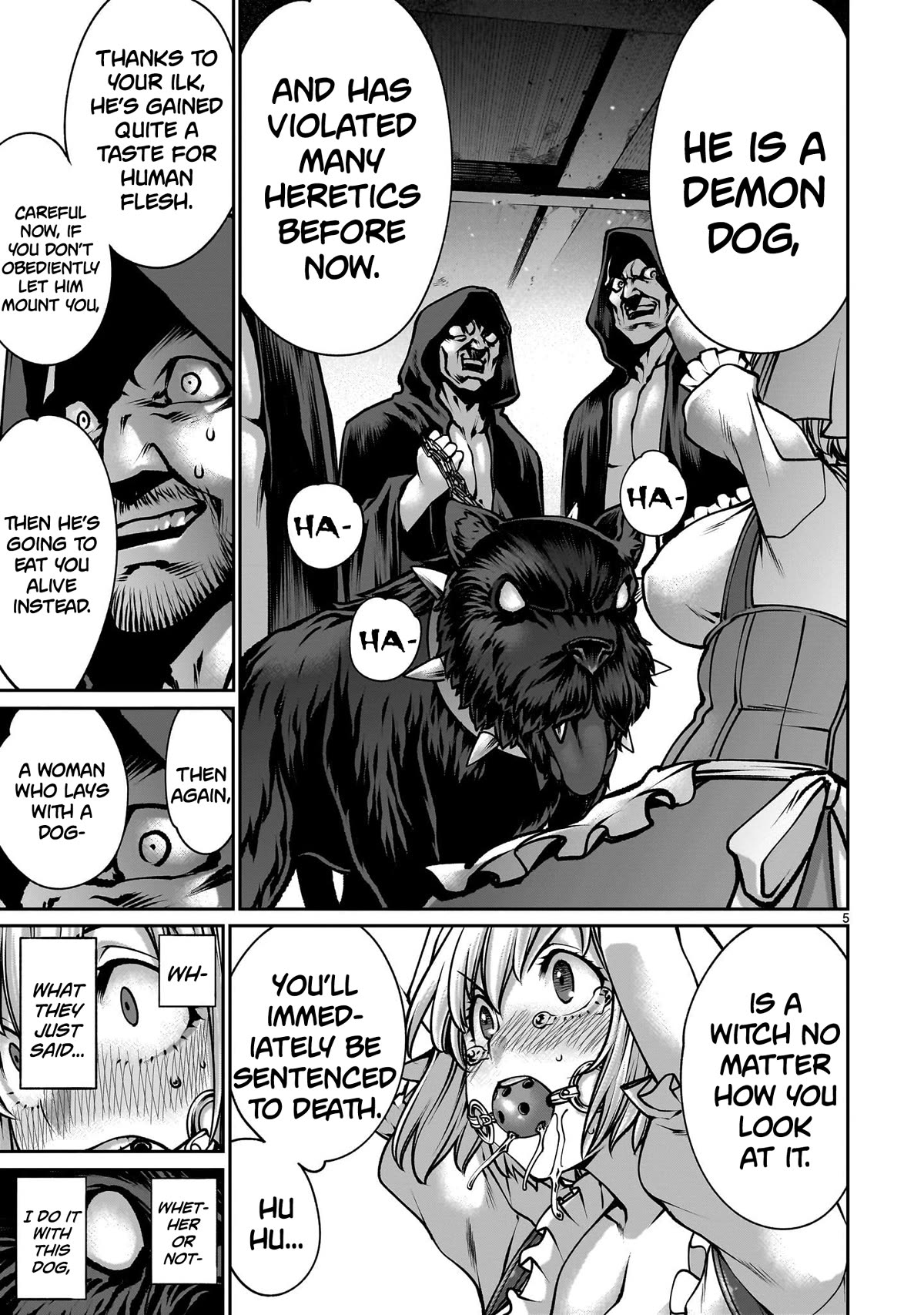 Her Strongest Ability Is Begging for Mercy, the Frustrating World Conquest Adventures of a Former Demon King Chapter 5 page 5 - Chapter 5: "Begging a Dog for Mercy"