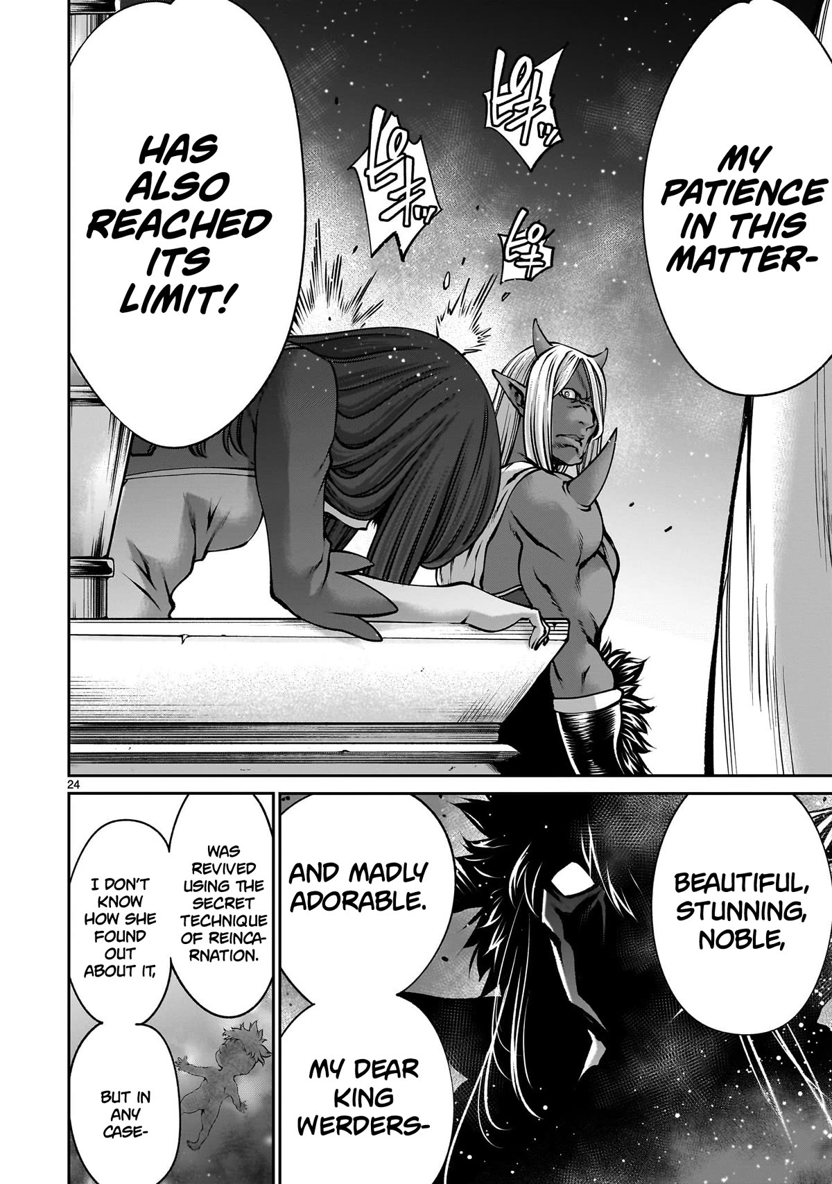 Her Strongest Ability Is Begging for Mercy, the Frustrating World Conquest Adventures of a Former Demon King Chapter 6 page 22 - Chapter 6: "Begging For Mercy is Invincible"
