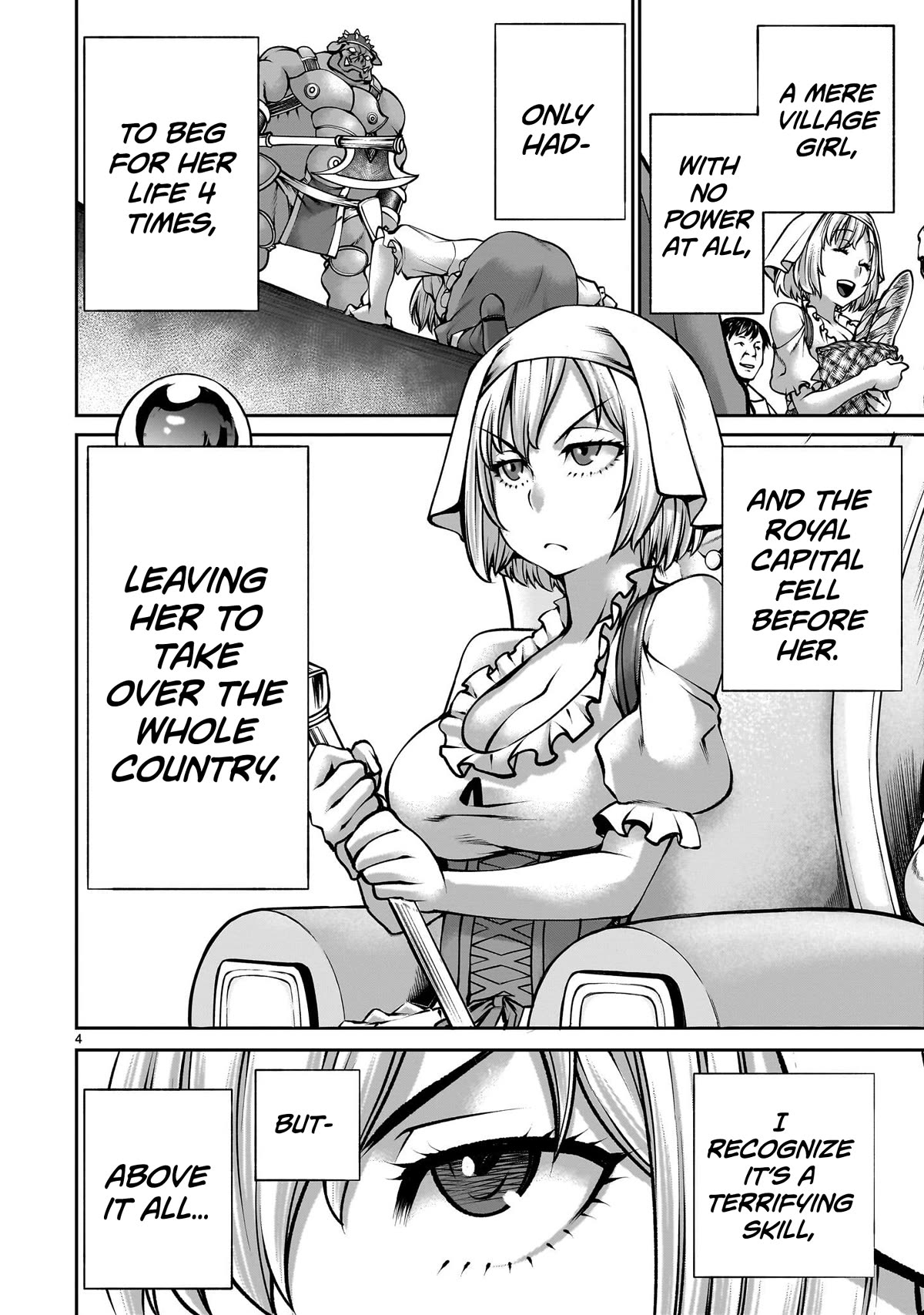 Her Strongest Ability Is Begging for Mercy, the Frustrating World Conquest Adventures of a Former Demon King Chapter 6 page 4 - Chapter 6: "Begging For Mercy is Invincible"