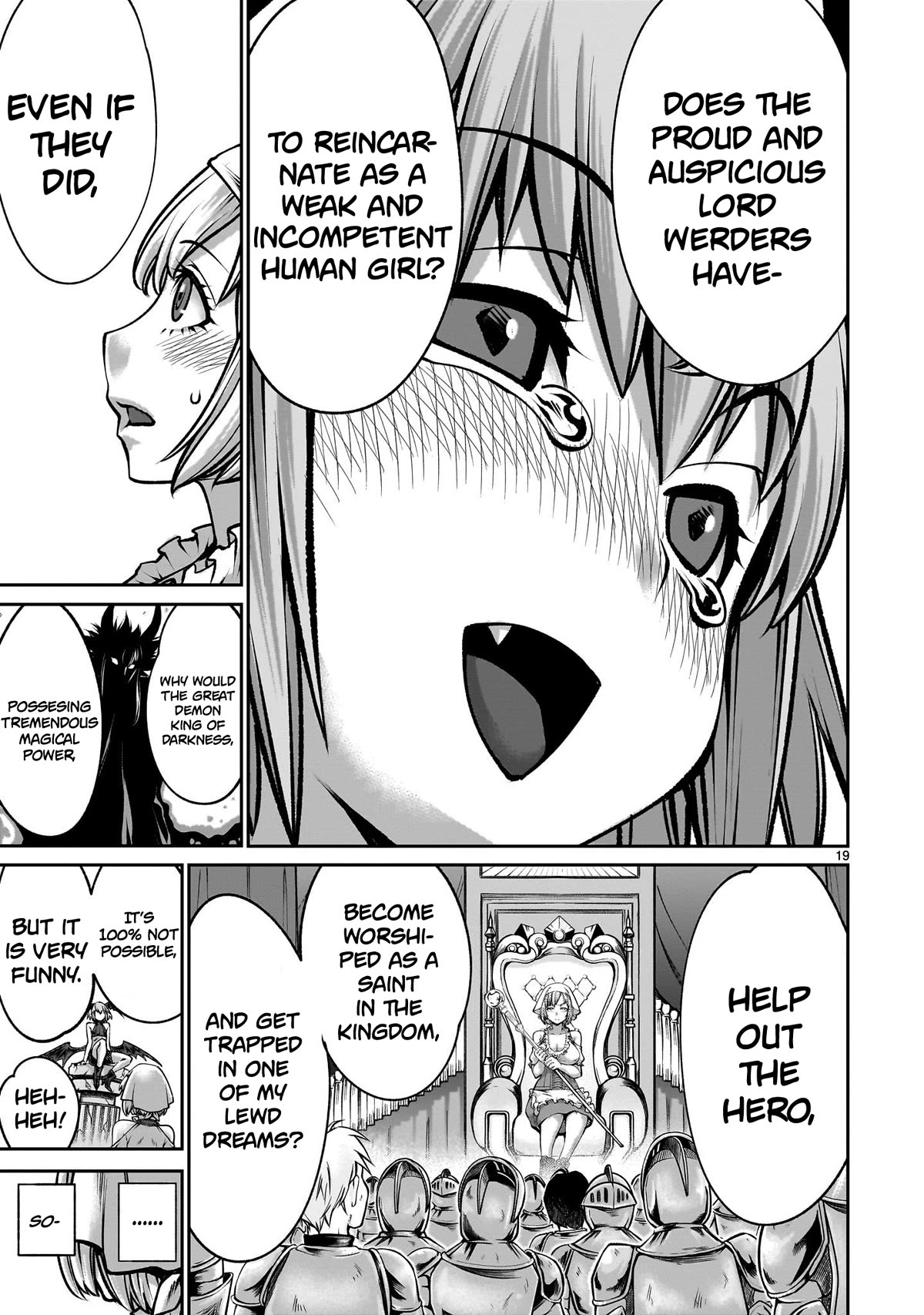 Her Strongest Ability Is Begging for Mercy, the Frustrating World Conquest Adventures of a Former Demon King Chapter 7 page 19 - Chapter 7: "Begging for Mercy in A Dream"