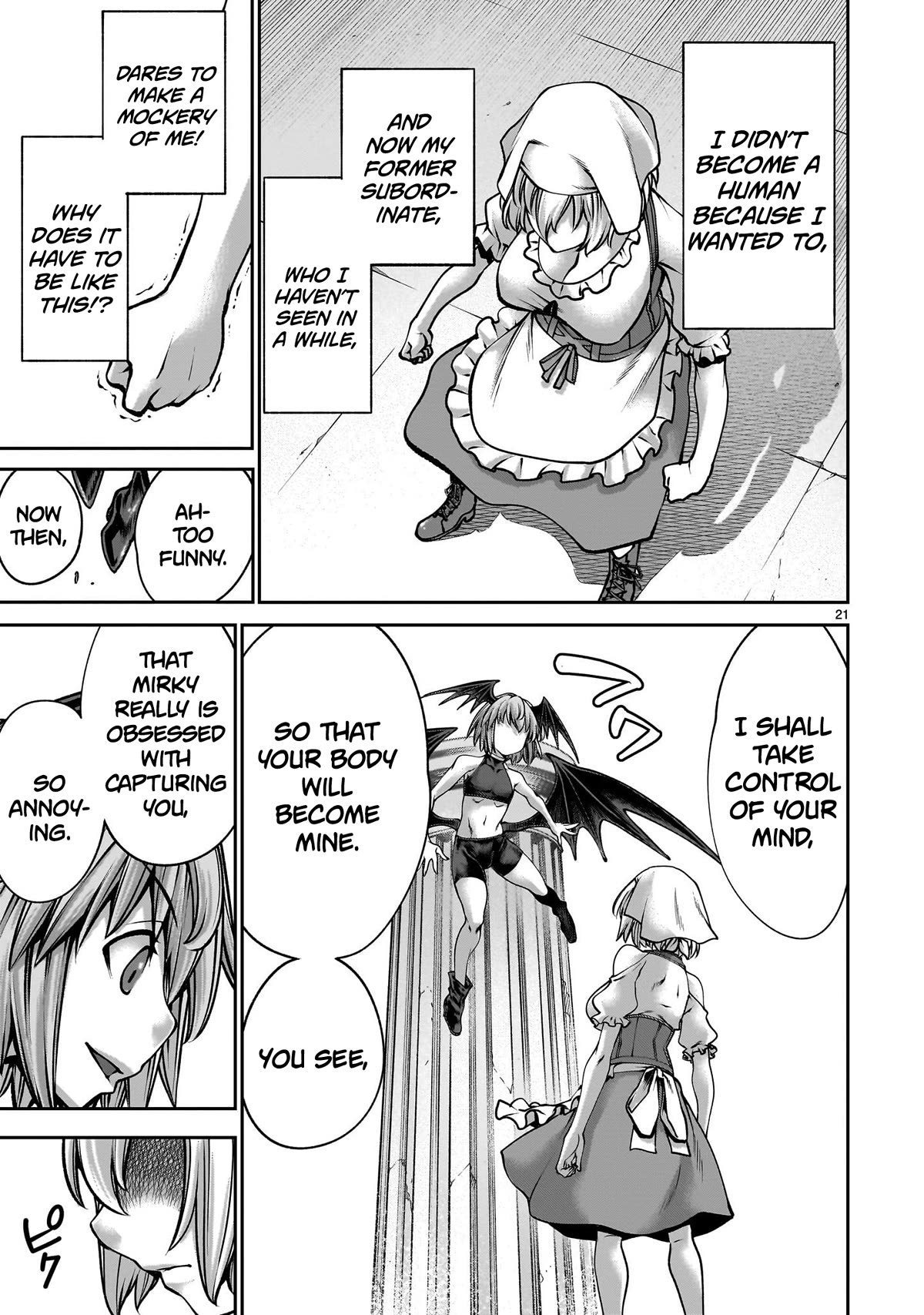 Her Strongest Ability Is Begging for Mercy, the Frustrating World Conquest Adventures of a Former Demon King Chapter 7 page 21 - Chapter 7: "Begging for Mercy in A Dream"