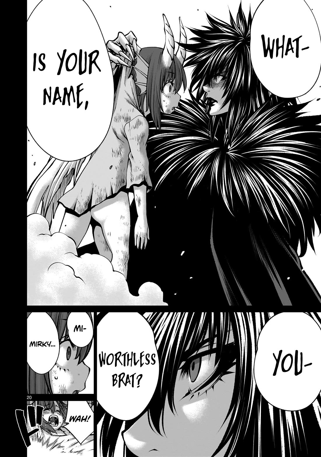 Her Strongest Ability Is Begging for Mercy, the Frustrating World Conquest Adventures of a Former Demon King Chapter 8 page 20 - Chapter 8: "Memory of Begging for Mercy"