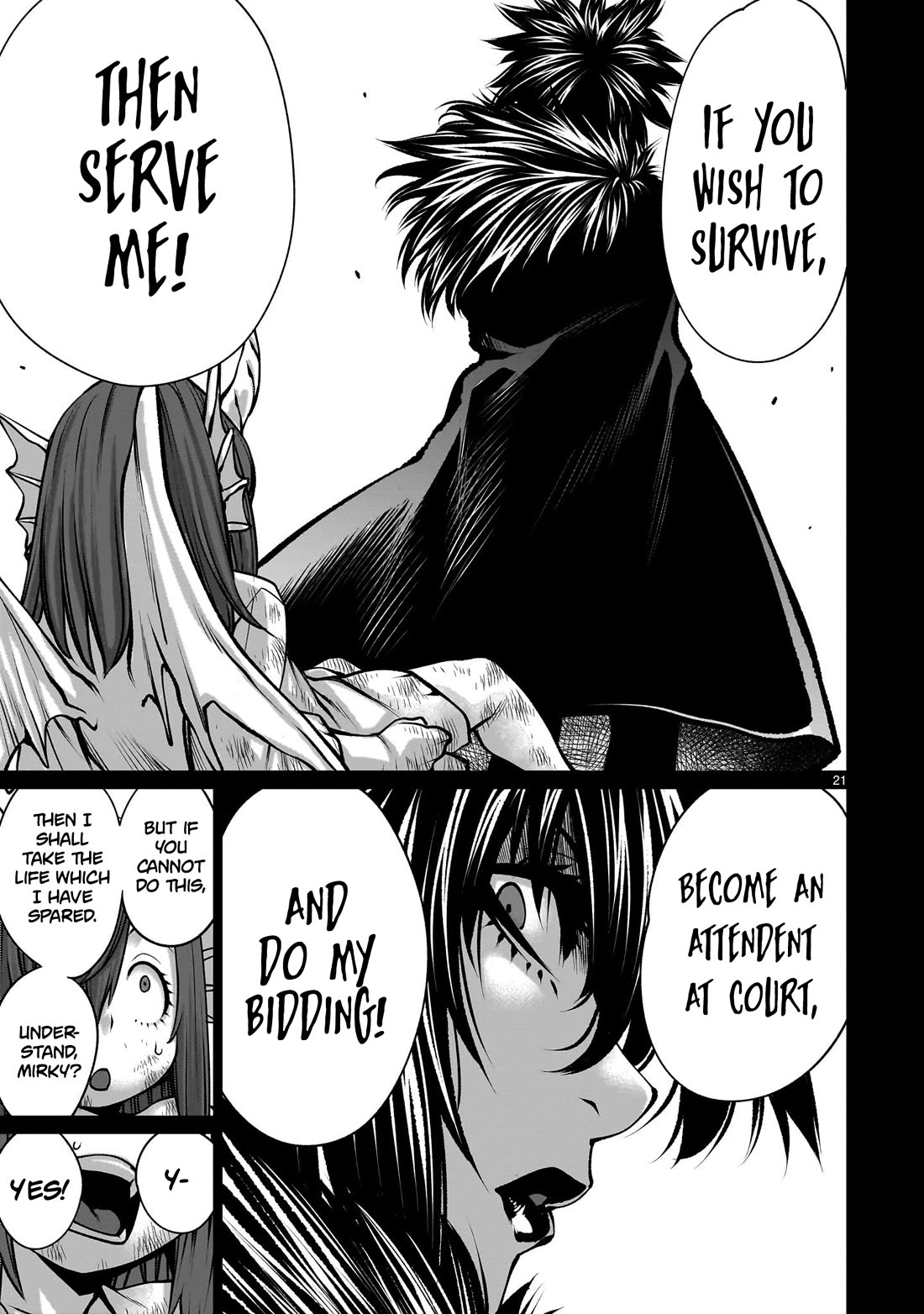 Her Strongest Ability Is Begging for Mercy, the Frustrating World Conquest Adventures of a Former Demon King Chapter 8 page 21 - Chapter 8: "Memory of Begging for Mercy"
