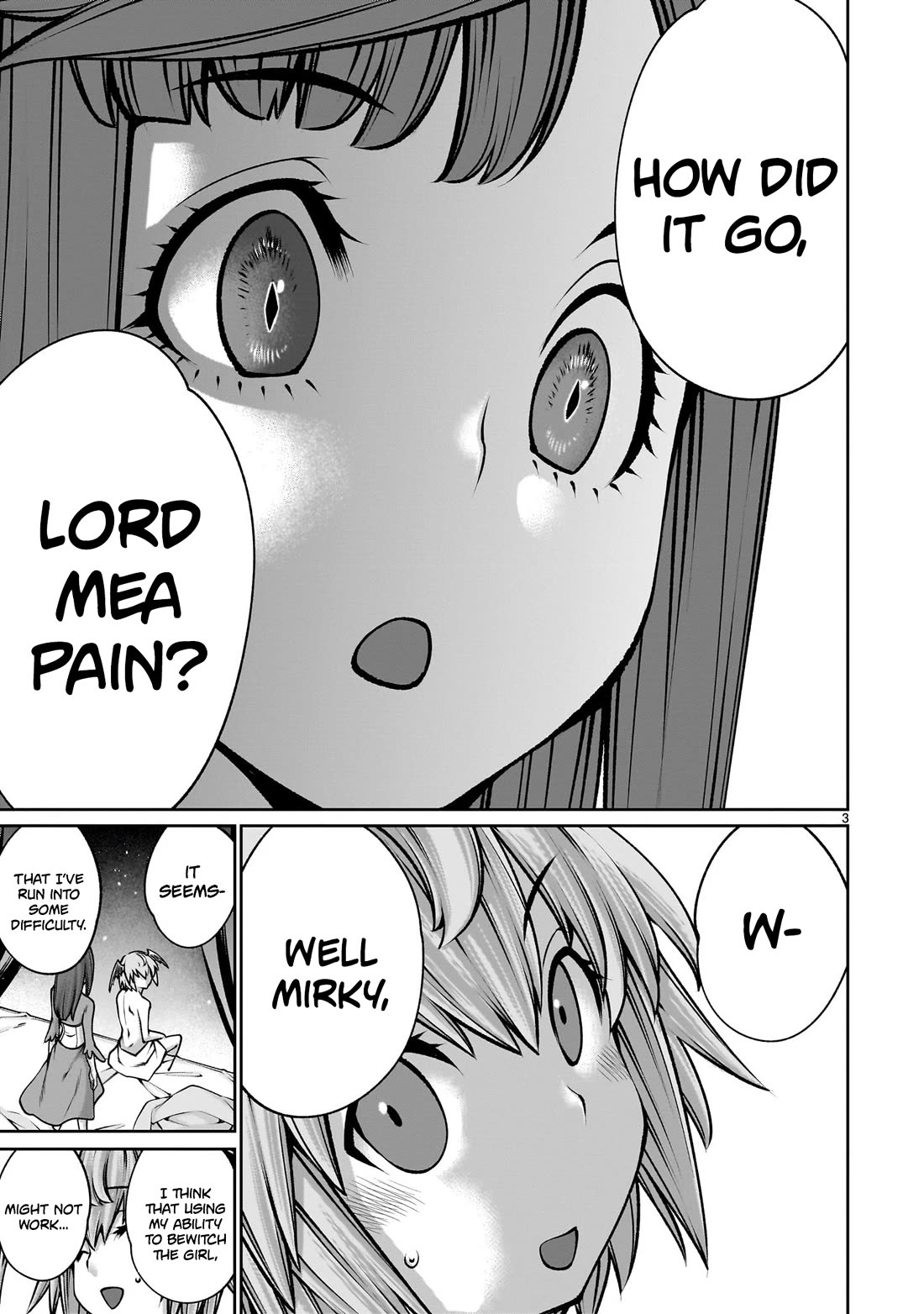 Her Strongest Ability Is Begging for Mercy, the Frustrating World Conquest Adventures of a Former Demon King Chapter 8 page 3 - Chapter 8: "Memory of Begging for Mercy"