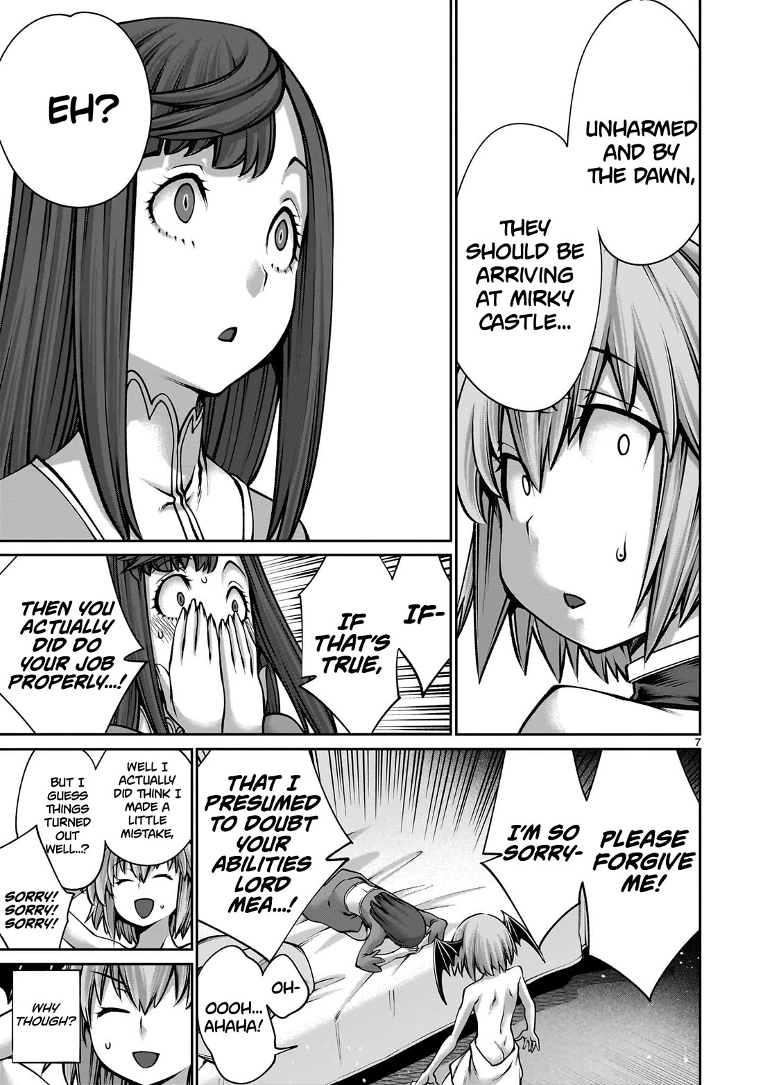 Her Strongest Ability Is Begging for Mercy, the Frustrating World Conquest Adventures of a Former Demon King Chapter 8 page 7 - Chapter 8: "Memory of Begging for Mercy"