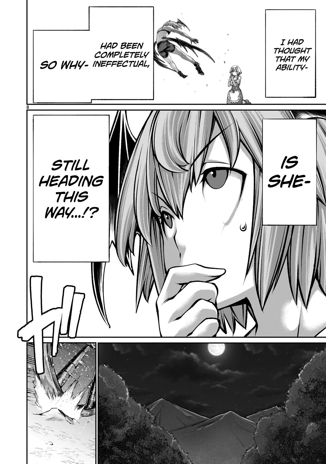 Her Strongest Ability Is Begging for Mercy, the Frustrating World Conquest Adventures of a Former Demon King Chapter 8 page 8 - Chapter 8: "Memory of Begging for Mercy"