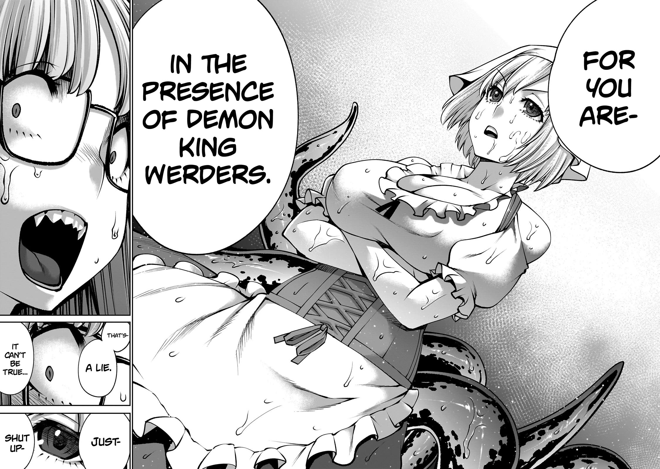 Her Strongest Ability Is Begging for Mercy, the Frustrating World Conquest Adventures of a Former Demon King Chapter 9 page 20 - Chapter 9: "Begging For Mercy From Tentacles"