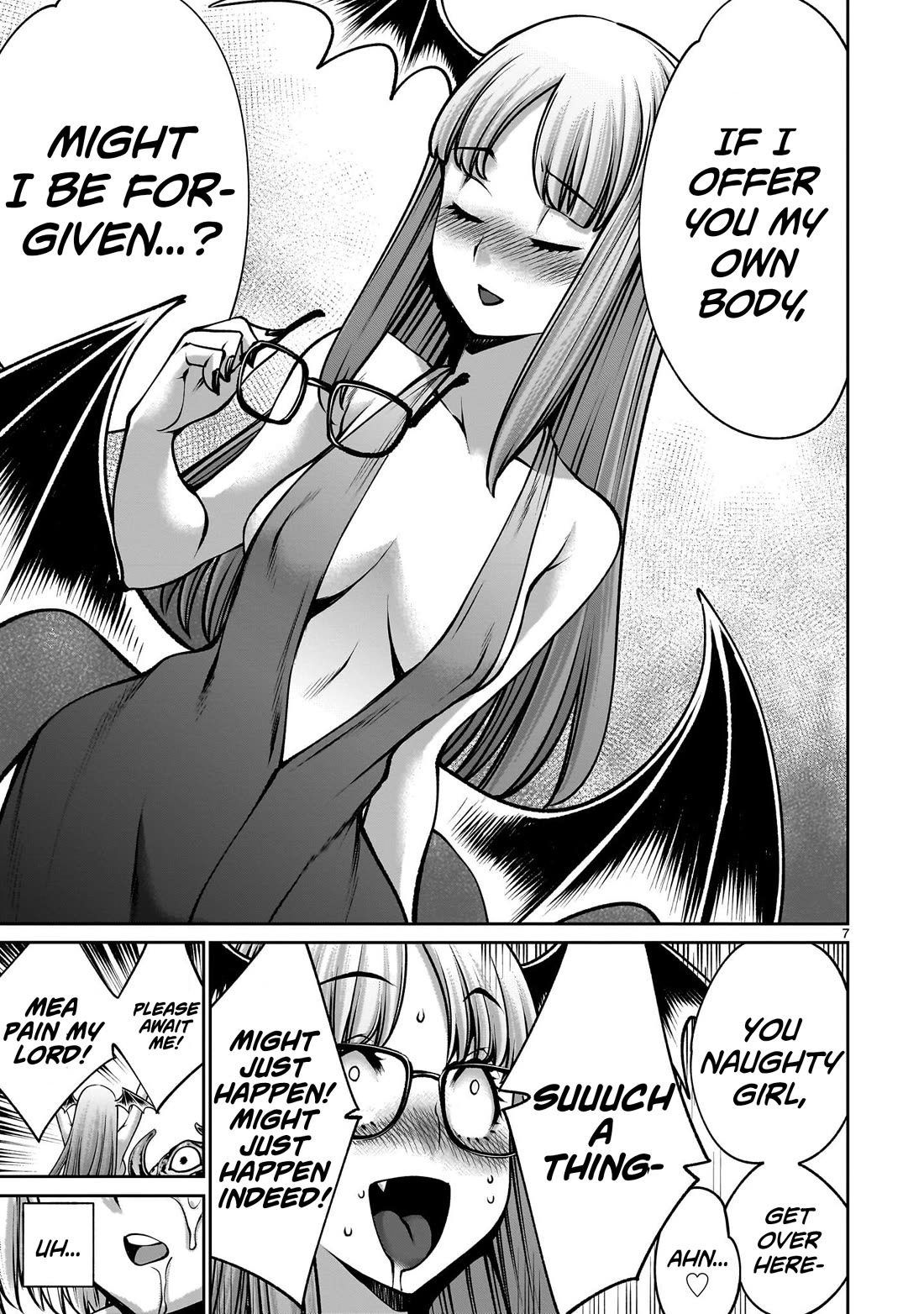 Her Strongest Ability Is Begging for Mercy, the Frustrating World Conquest Adventures of a Former Demon King Chapter 9 page 7 - Chapter 9: "Begging For Mercy From Tentacles"