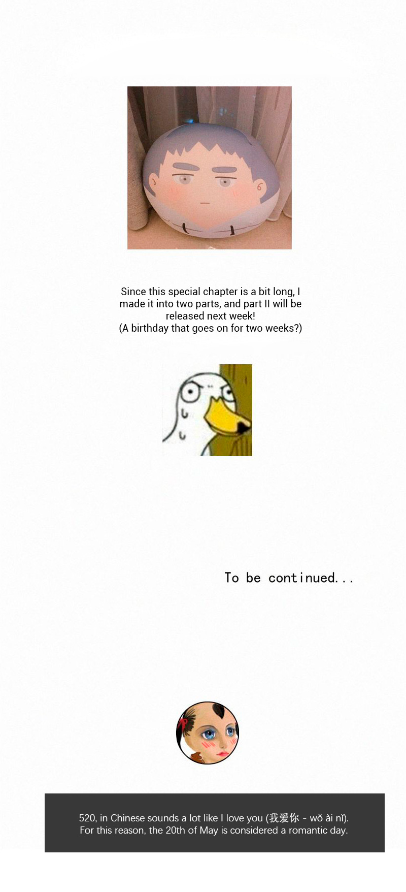 Here U Are Chapter 80.1 page 43 - Chapter 80.1: LiHuan´s Birthday - Special Chapter - Part I