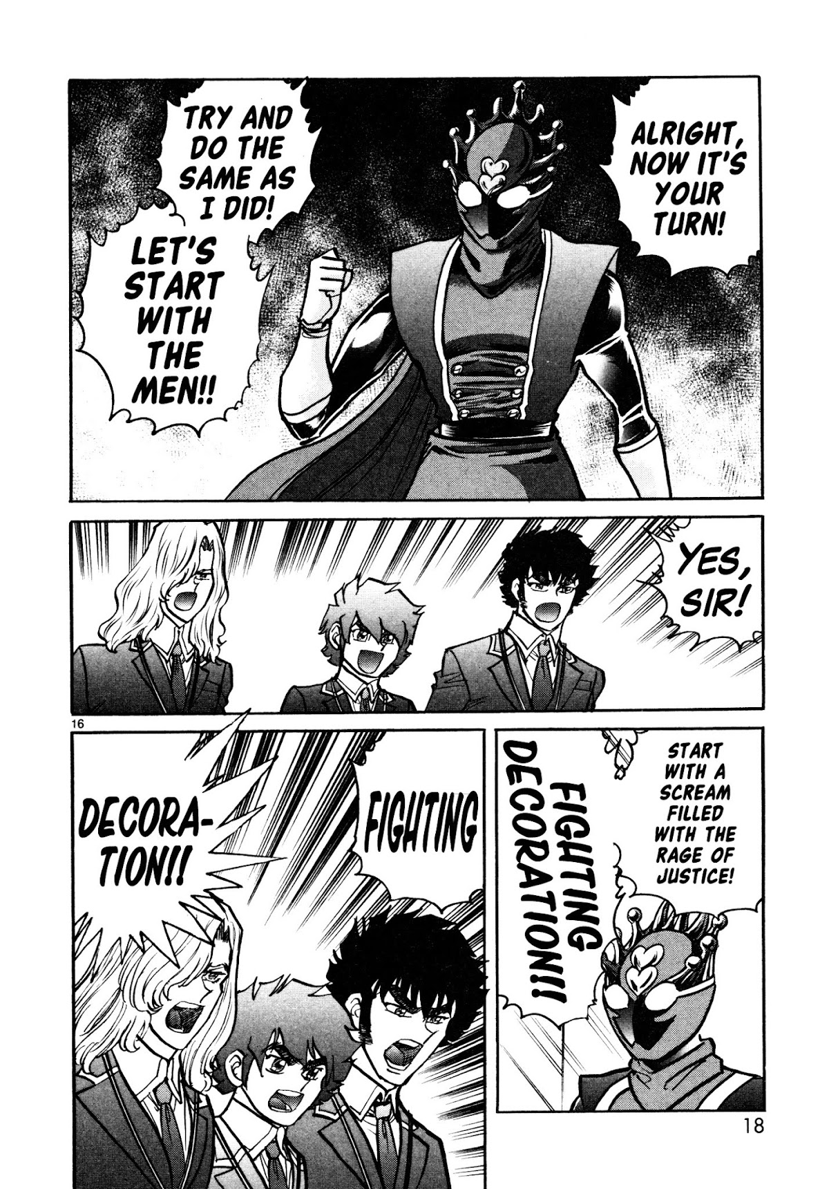 Hero Company Chapter 7 page 21 - Chapter 7: Protect the Transformation Pose!!