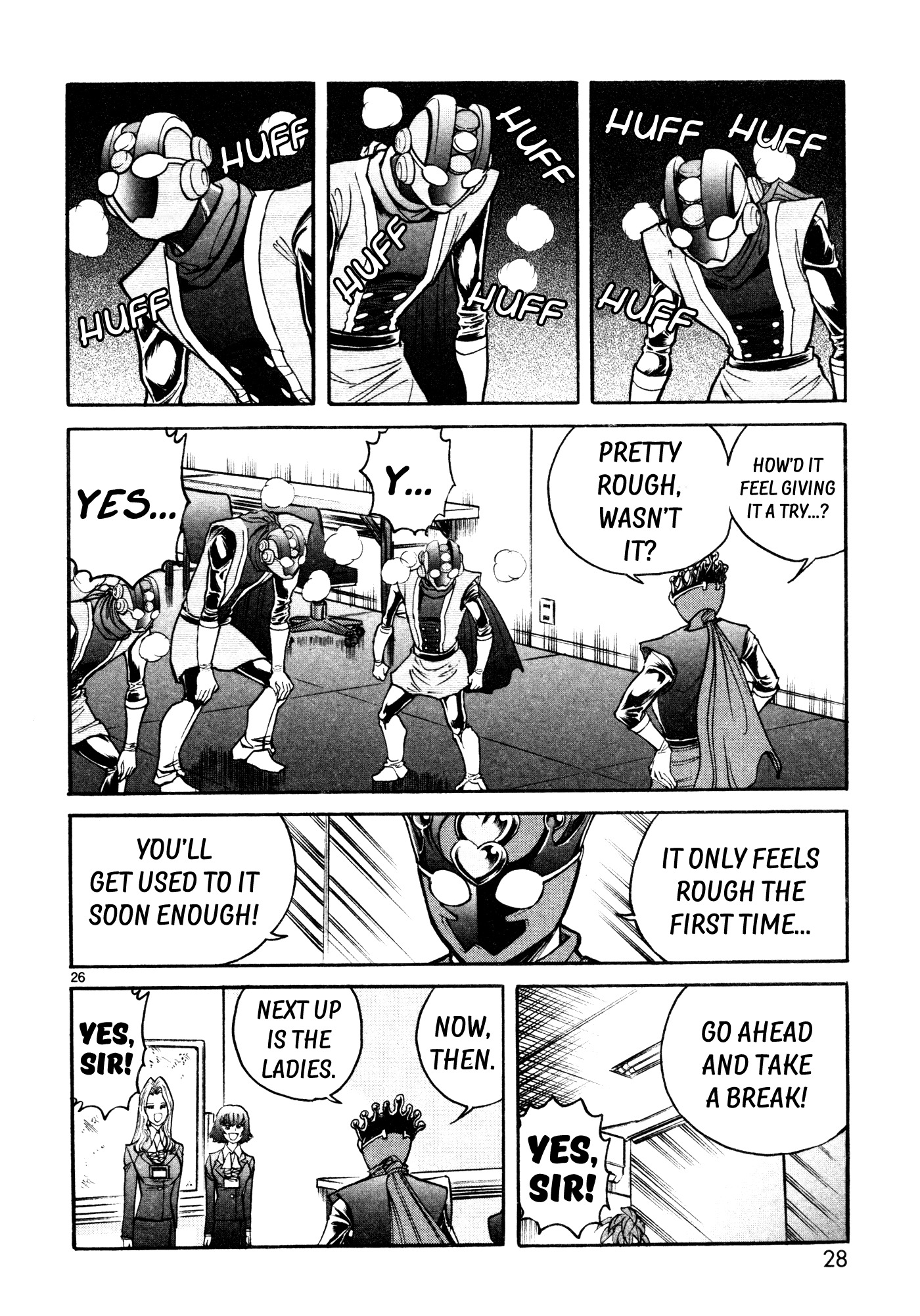 Hero Company Chapter 7 page 29 - Chapter 7: Protect the Transformation Pose!!