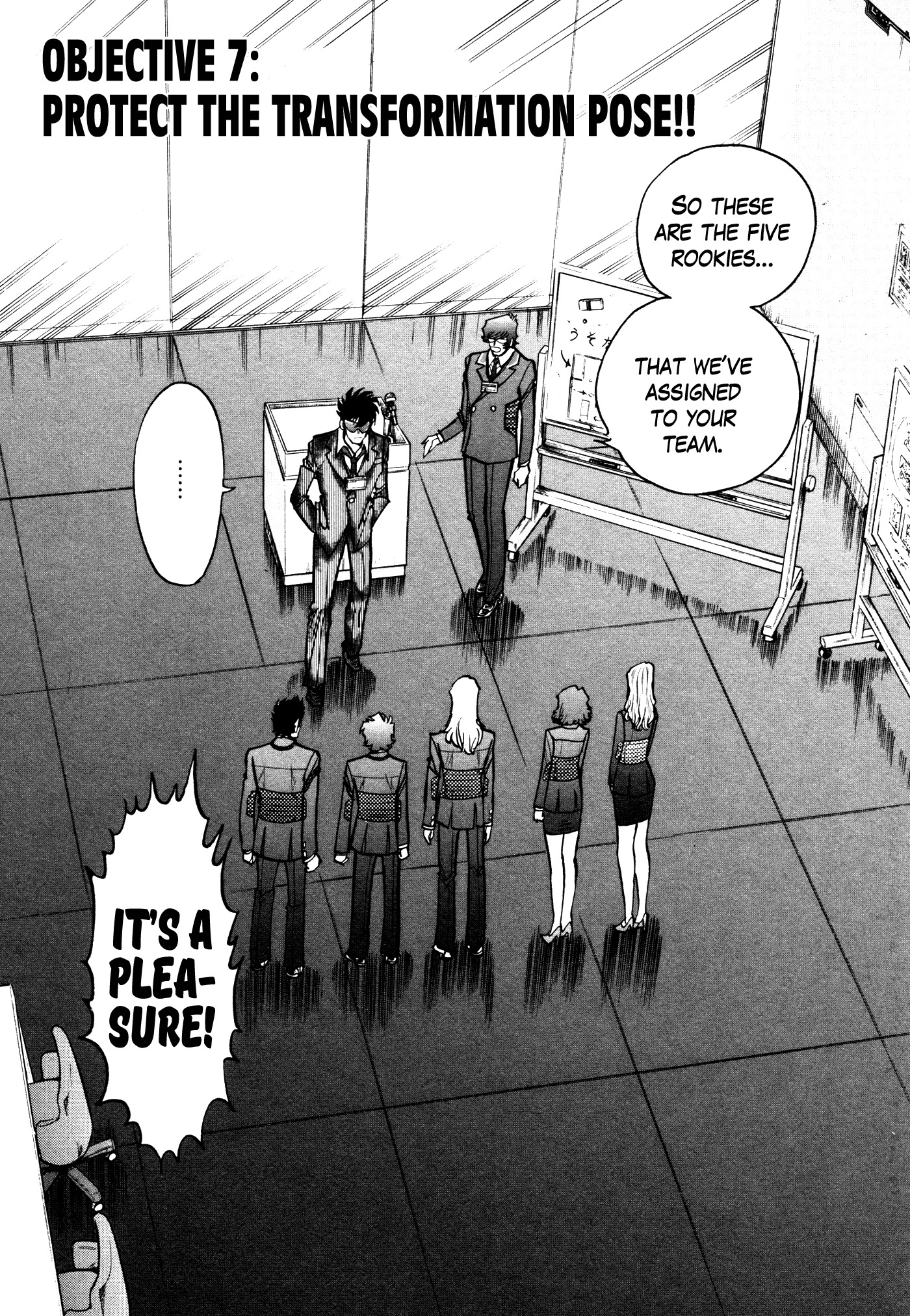 Hero Company Chapter 7 page 8 - Chapter 7: Protect the Transformation Pose!!
