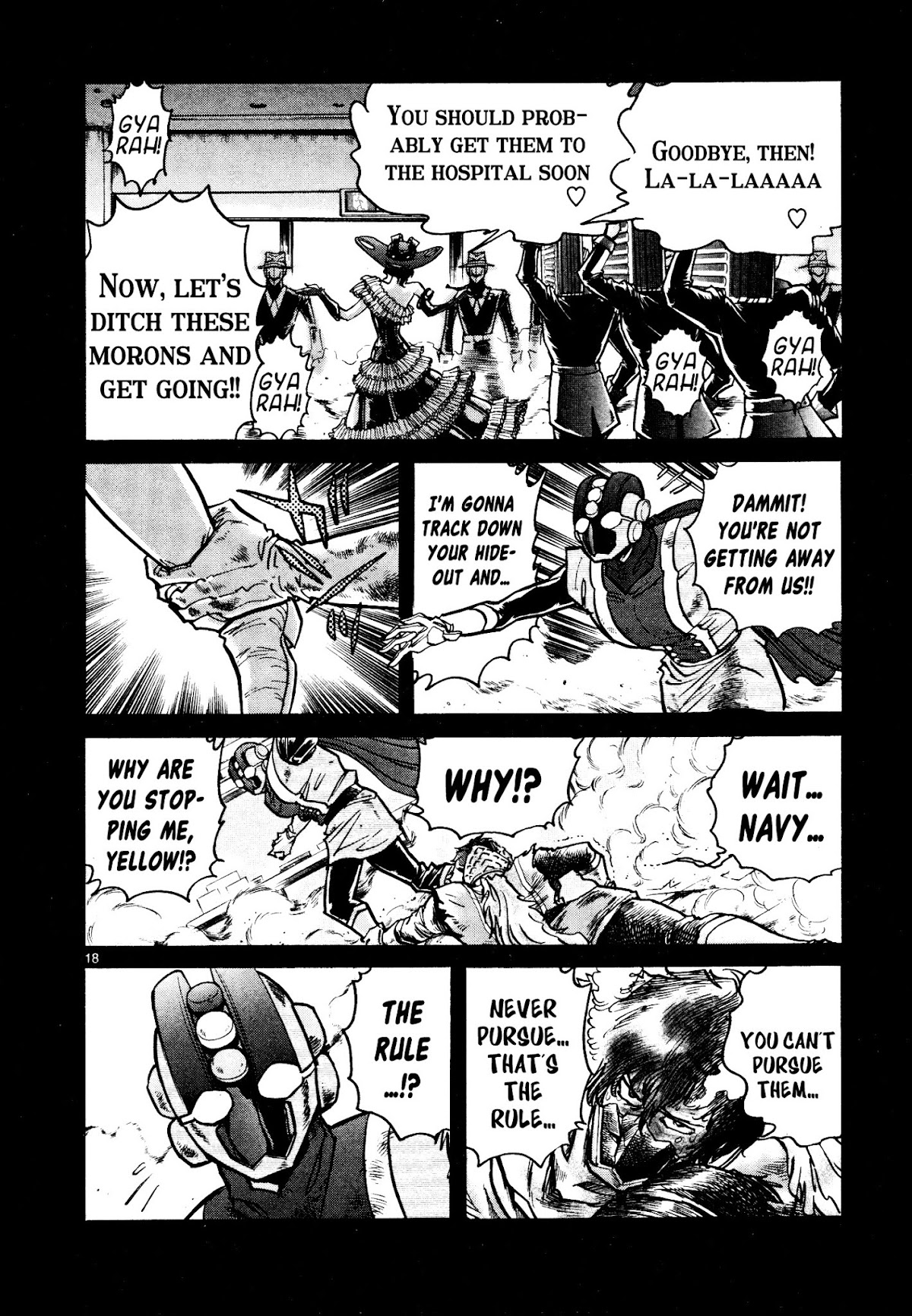 Hero Company Chapter 9 page 18 - Chapter 9: Protect the Rules of Battle!!