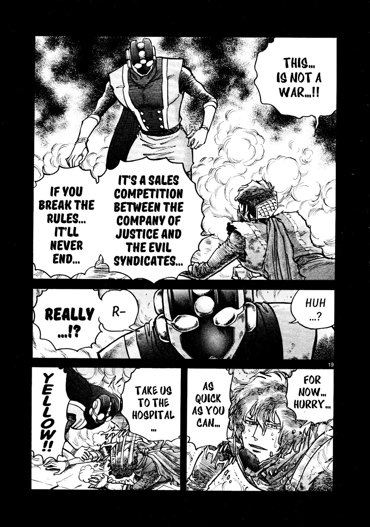 Hero Company Chapter 9 page 19 - Chapter 9: Protect the Rules of Battle!!