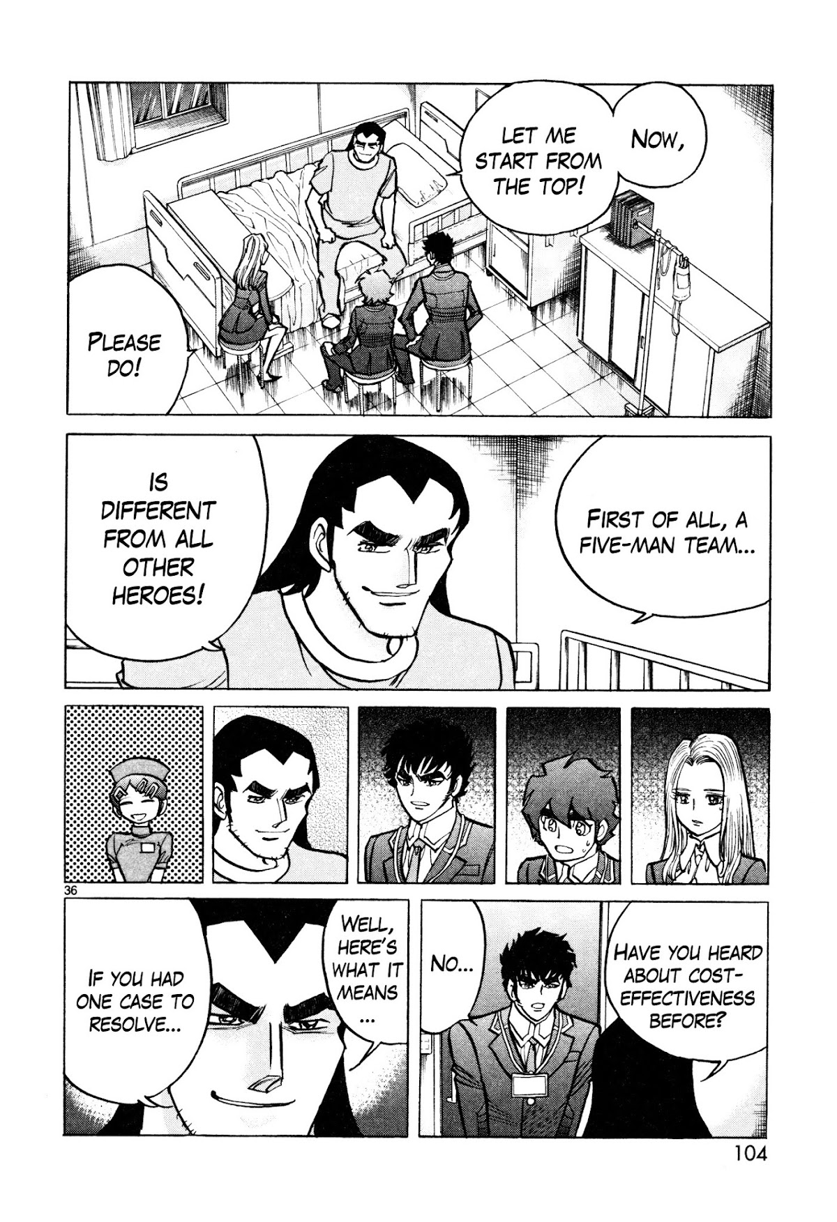 Hero Company Chapter 9 page 36 - Chapter 9: Protect the Rules of Battle!!