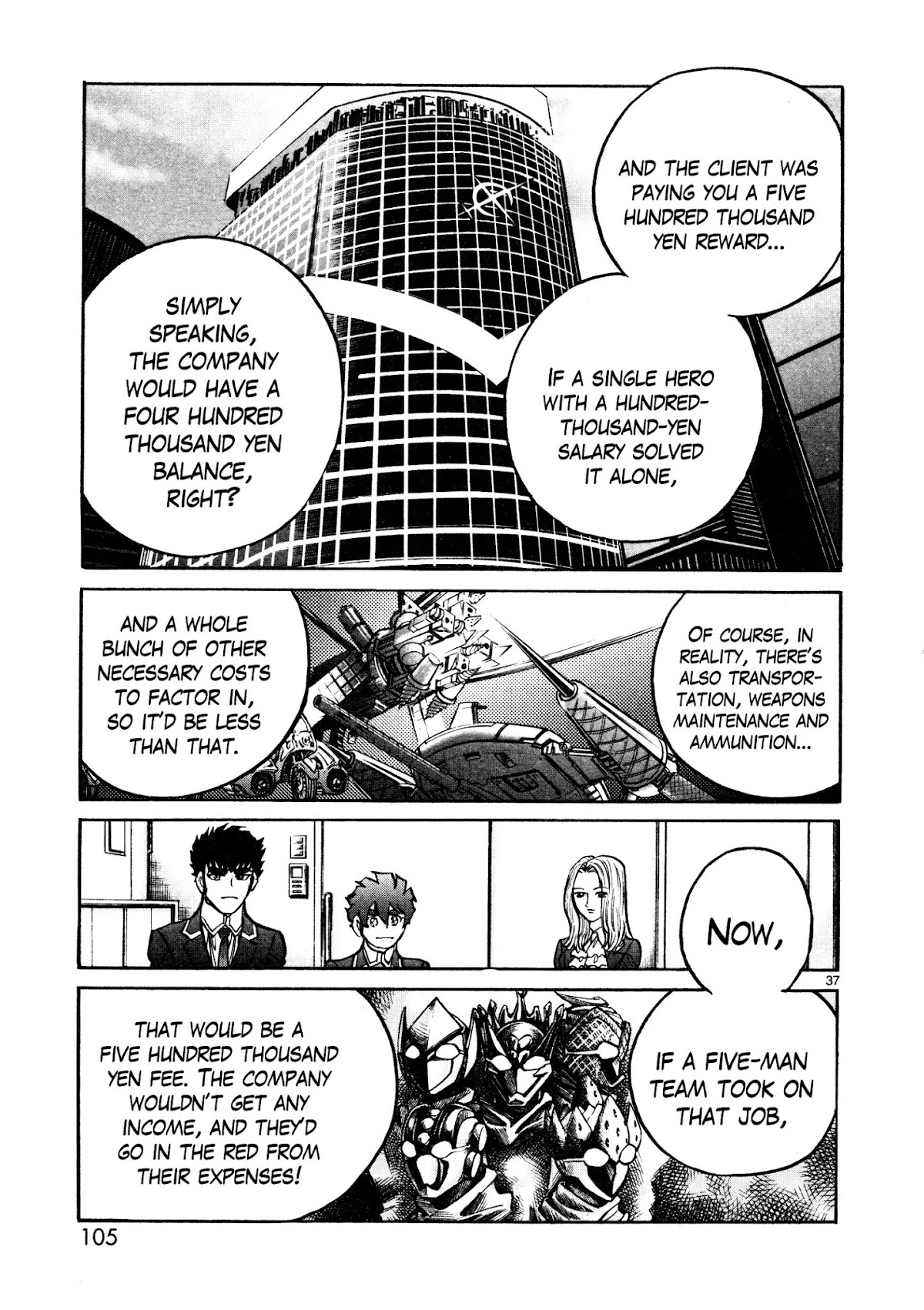 Hero Company Chapter 9 page 37 - Chapter 9: Protect the Rules of Battle!!