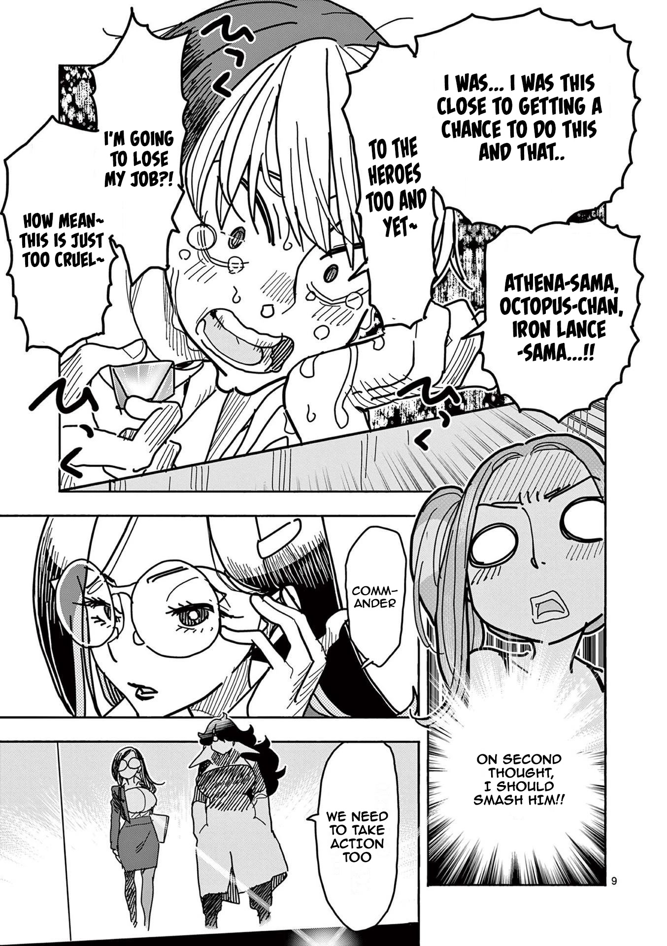 Hero Girl × Healer Boy: Touch or Death Chapter 14 page 9 - Chapter 14: Shuuzenium’s Disappearance!!