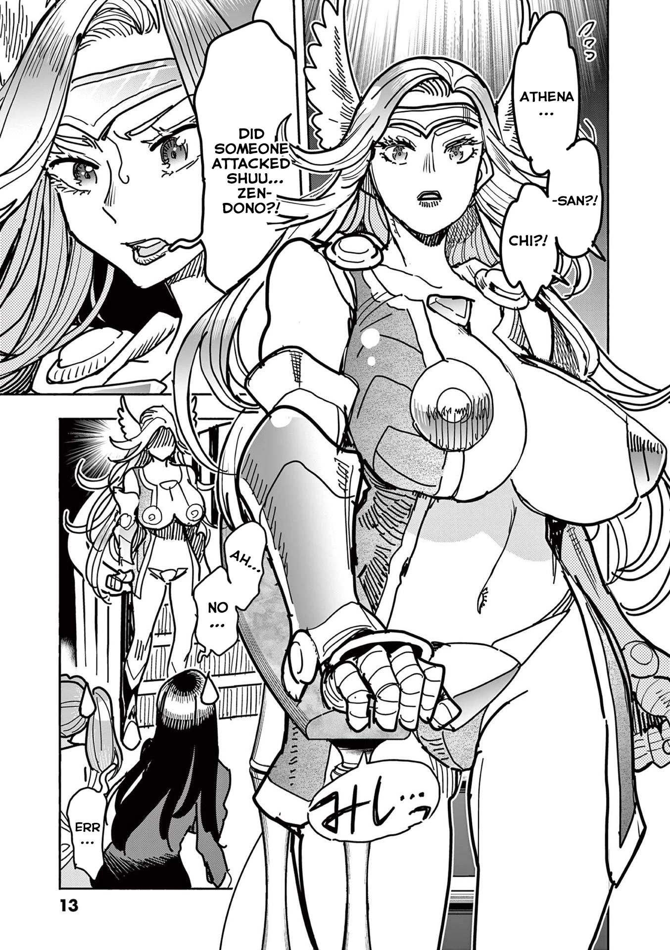 Hero Girl × Healer Boy: Touch or Death Chapter 20 page 12 - Chapter 20: Angry Athena!!