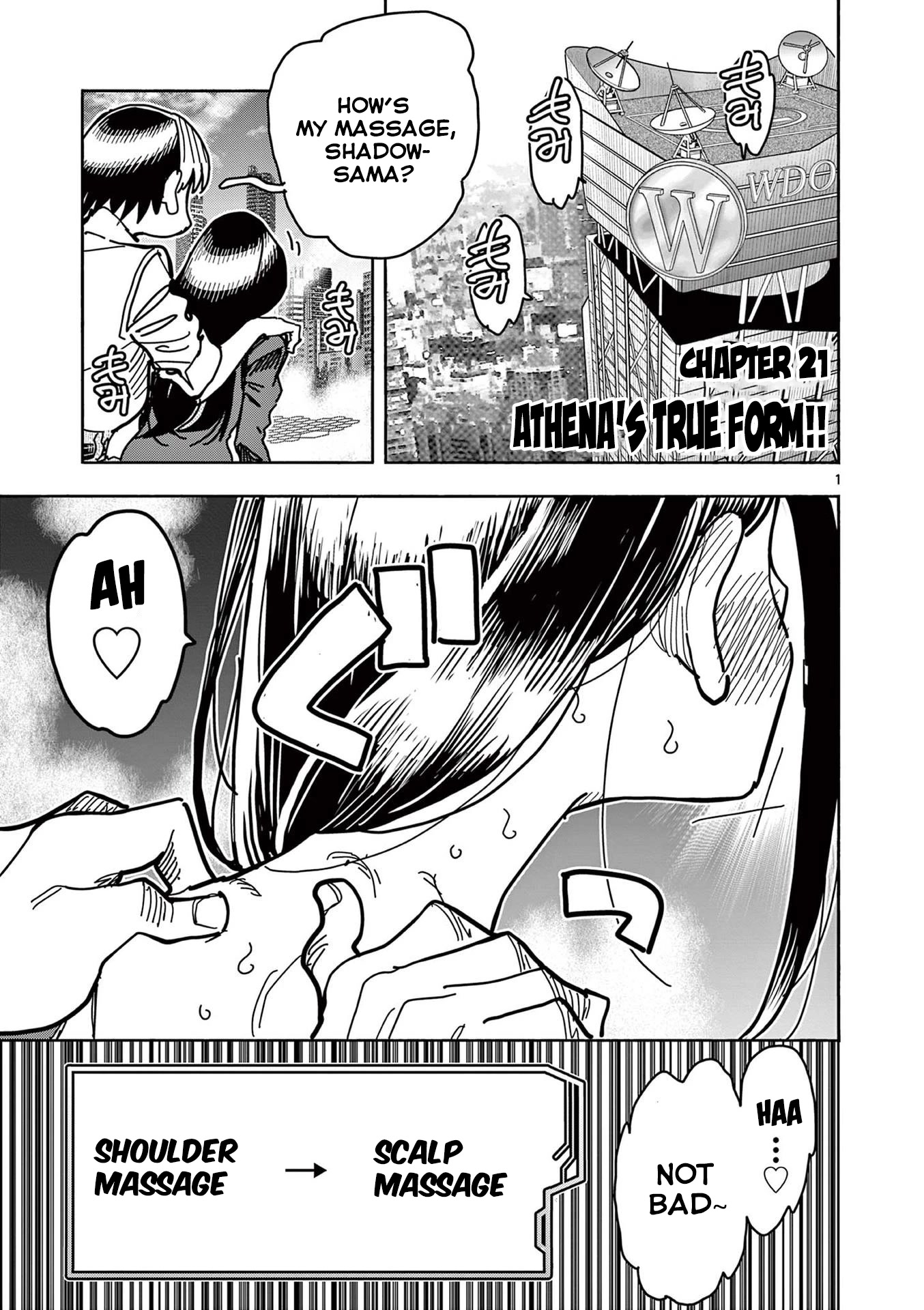 Hero Girl × Healer Boy: Touch or Death Chapter 21 page 1 - Chapter 21: Athena's True From!!