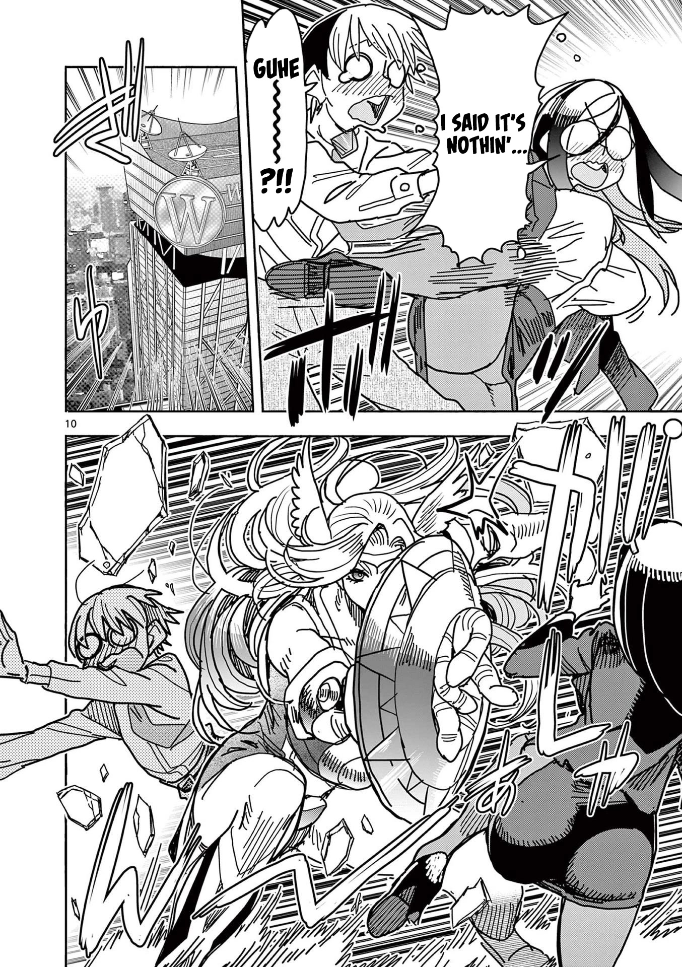 Hero Girl × Healer Boy: Touch or Death Chapter 21 page 10 - Chapter 21: Athena's True From!!