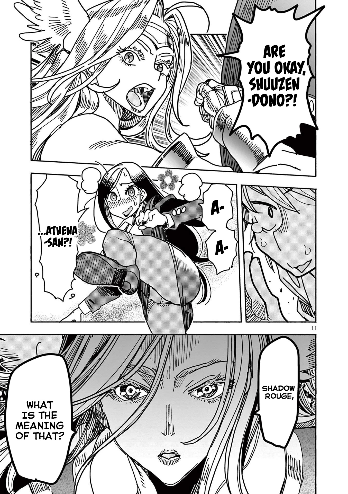 Hero Girl × Healer Boy: Touch or Death Chapter 21 page 11 - Chapter 21: Athena's True From!!