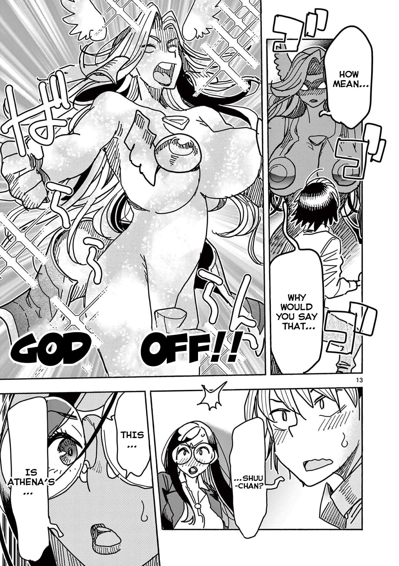 Hero Girl × Healer Boy: Touch or Death Chapter 21 page 13 - Chapter 21: Athena's True From!!