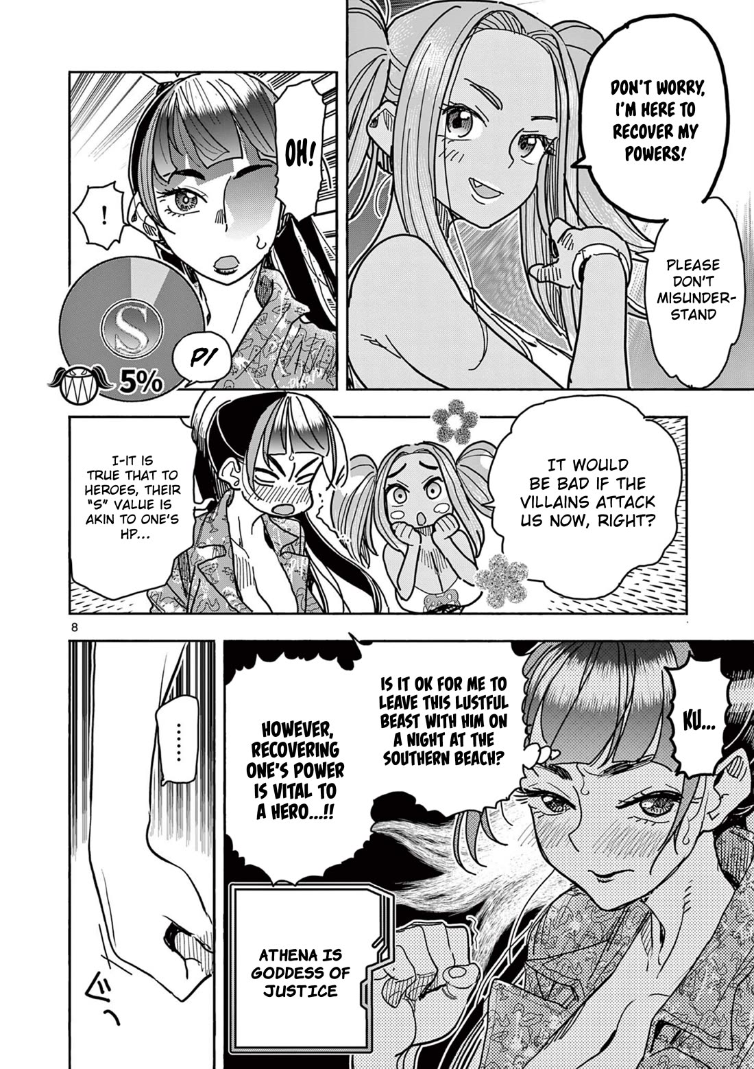 Hero Girl × Healer Boy: Touch or Death Chapter 34 page 8 - Chapter 34: Shuuzen Is Sandwich Between-