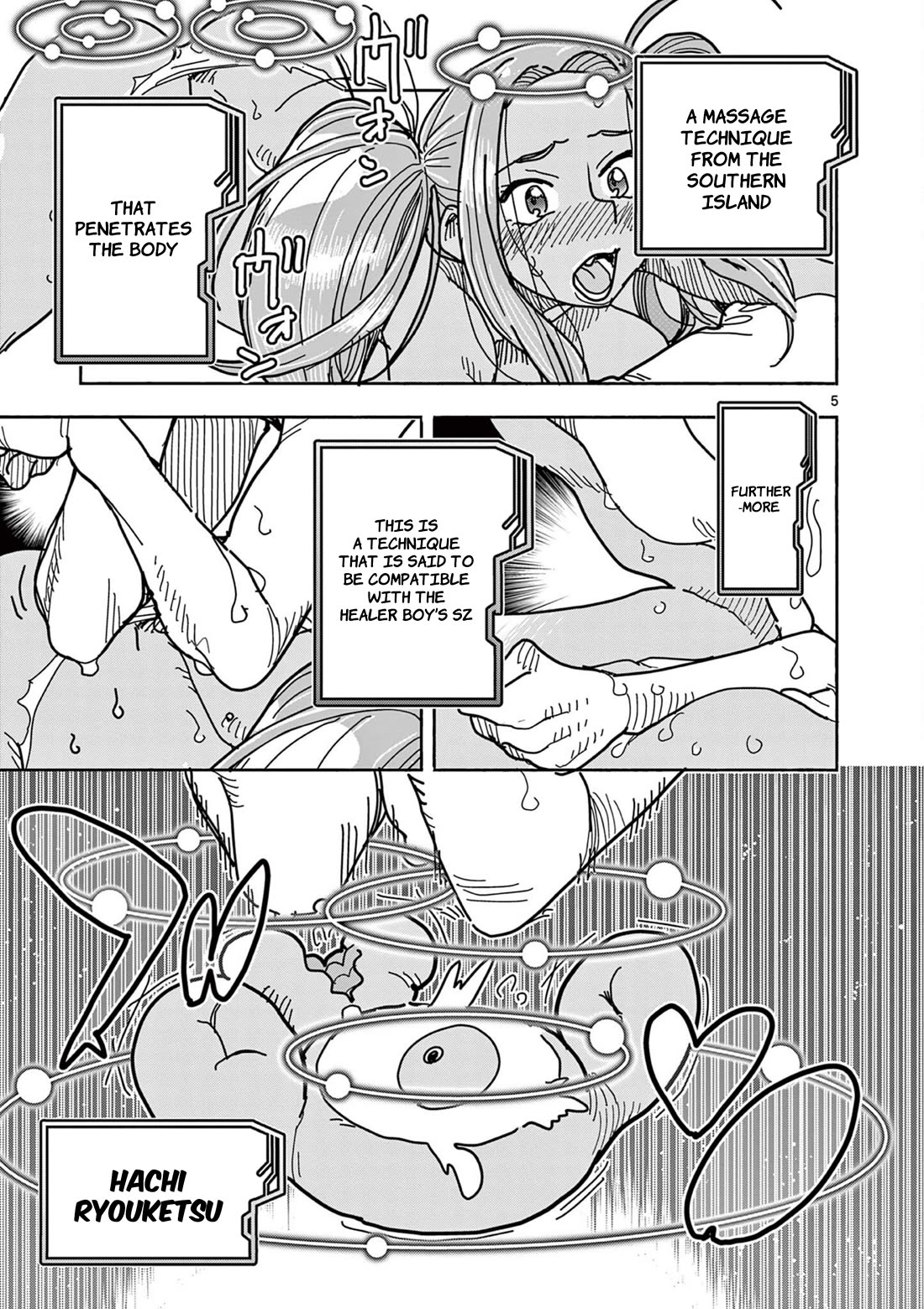 Hero Girl × Healer Boy: Touch or Death Chapter 35 page 5 - Chapter 35: Romi Romi Power!