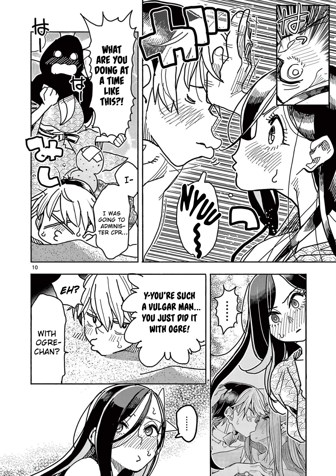 Hero Girl × Healer Boy: Touch or Death Chapter 36 page 10 - Chapter 36: Together Till The Morning!