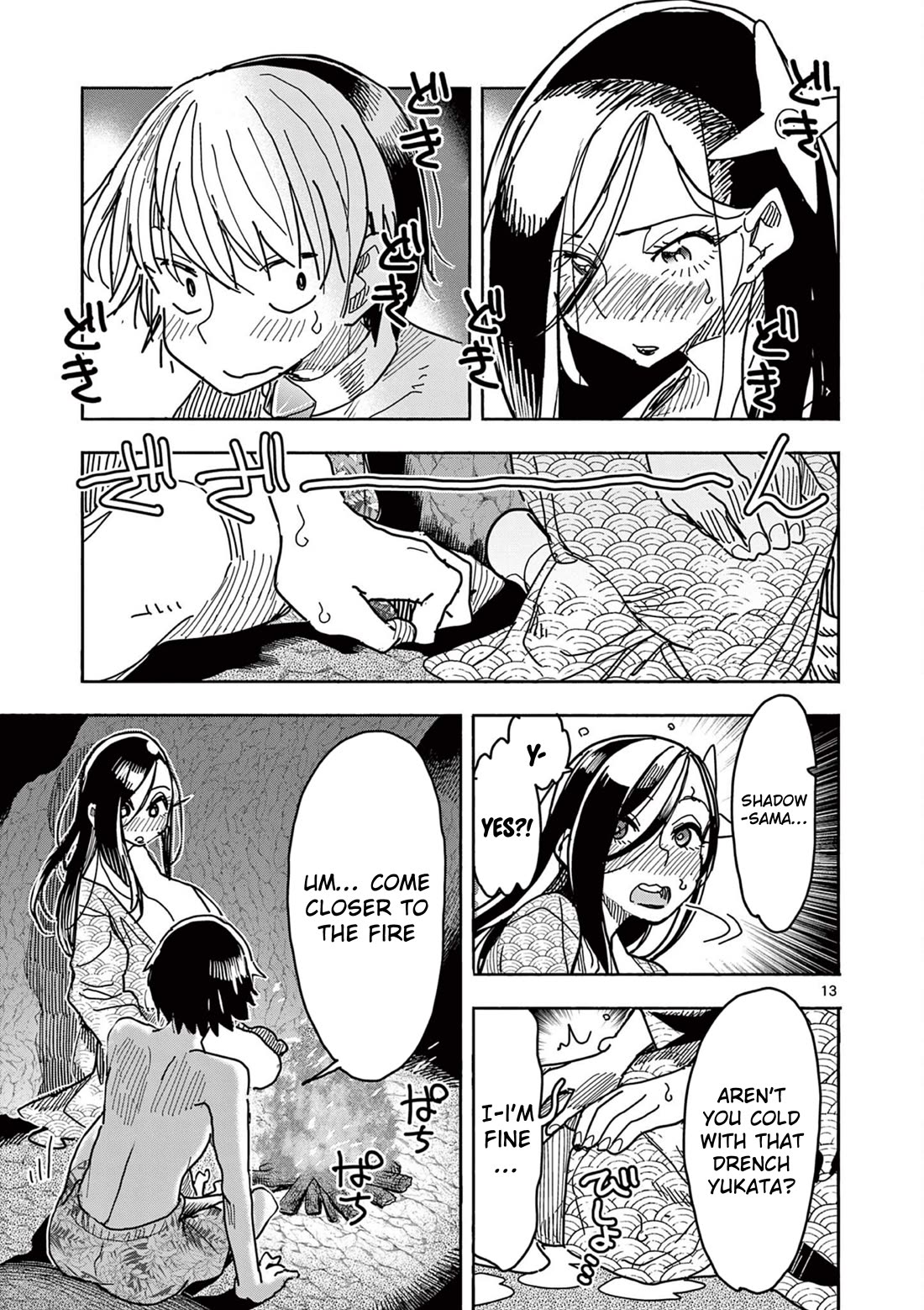Hero Girl × Healer Boy: Touch or Death Chapter 36 page 13 - Chapter 36: Together Till The Morning!