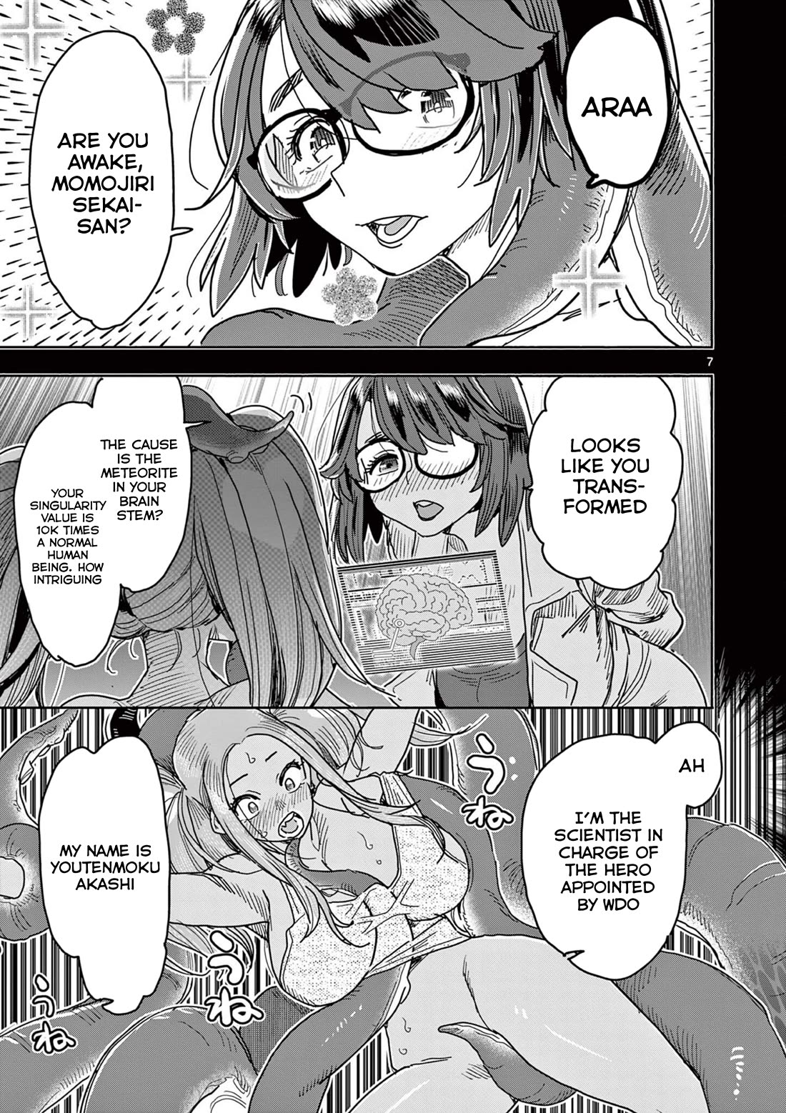 Hero Girl × Healer Boy: Touch or Death Chapter 42 page 11 - Chapter 42: Who Is Octopus?!
