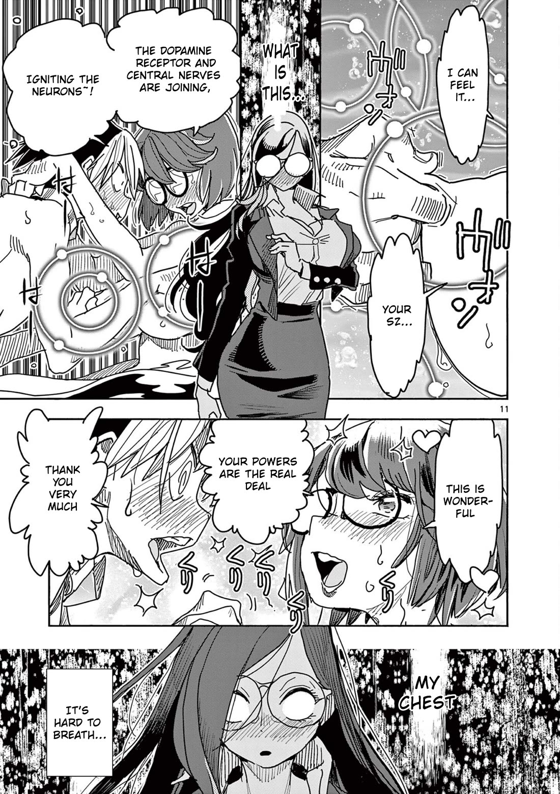 Hero Girl × Healer Boy: Touch or Death Chapter 44 page 11 - Chapter 44: An Octopus Charm Pressure Point!!