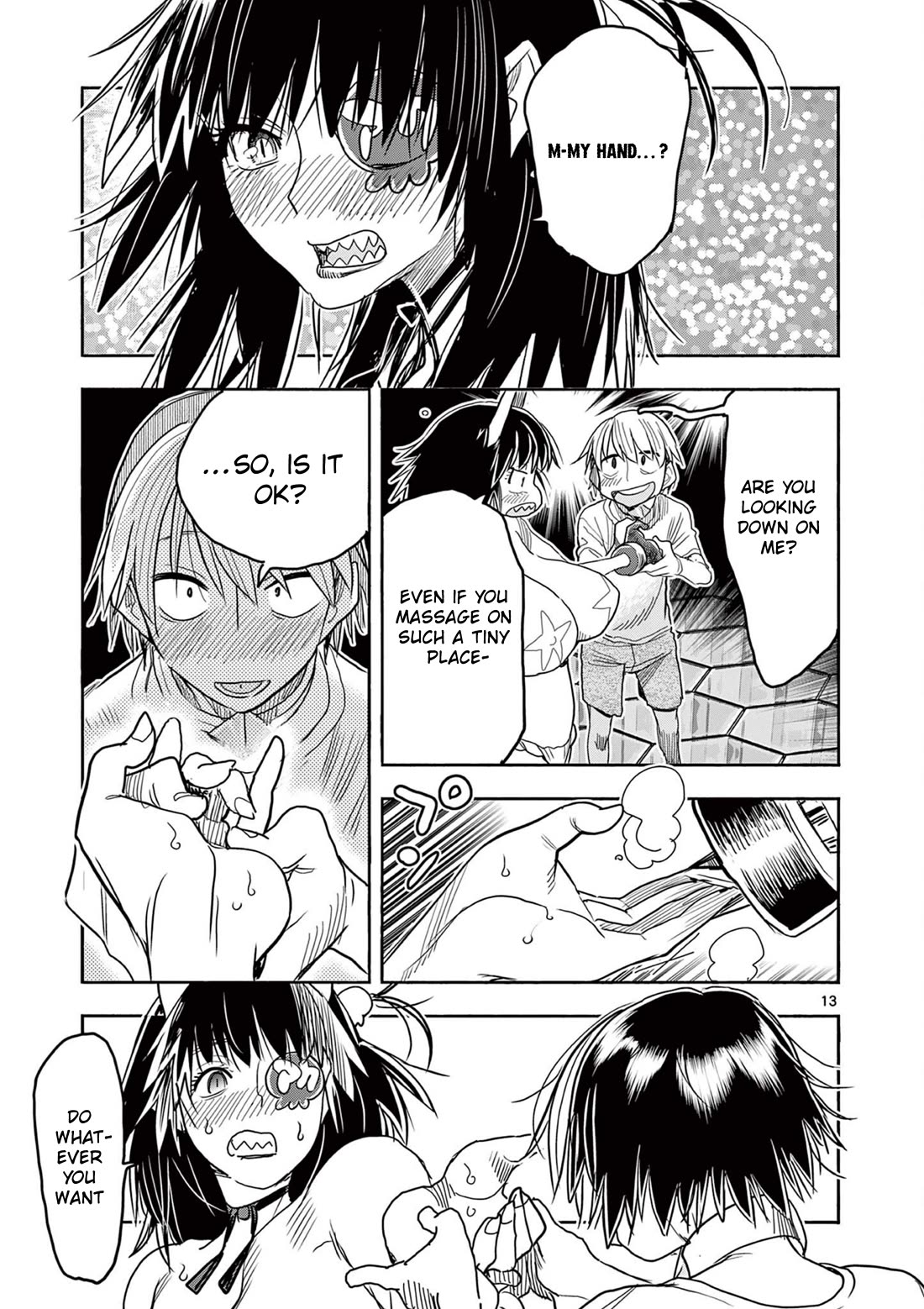 Hero Girl × Healer Boy: Touch or Death Chapter 53 page 14 - Chapter 53: Just Like Shadow!!