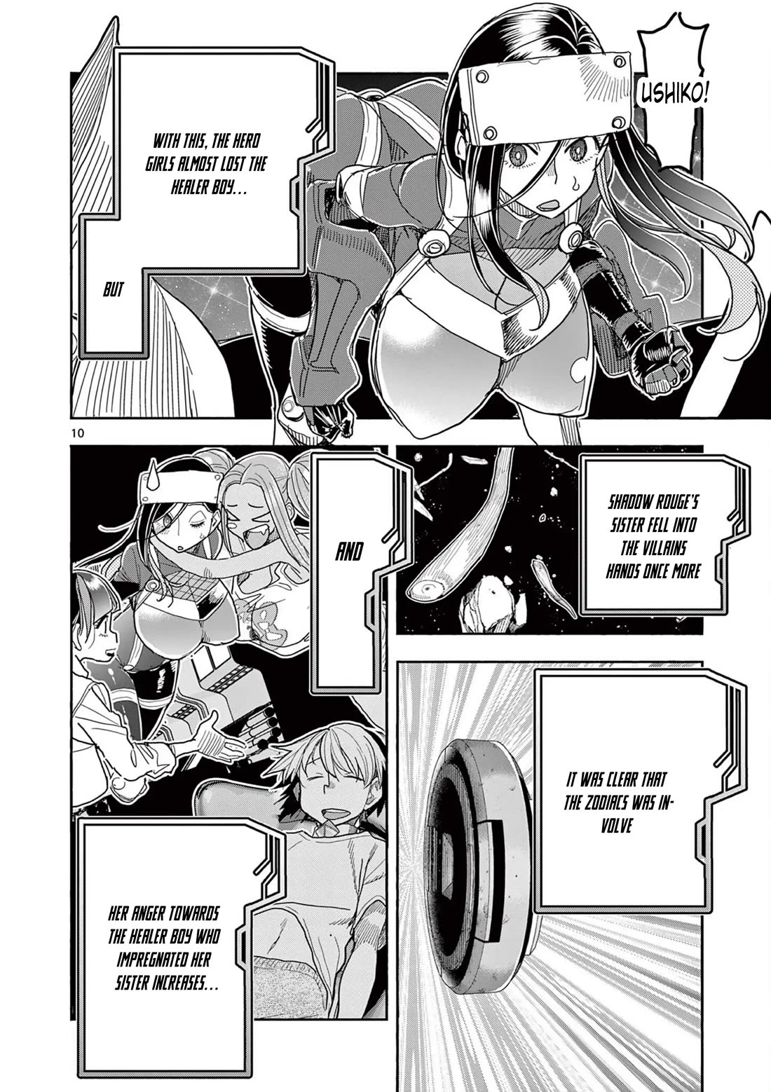 Hero Girl × Healer Boy: Touch or Death Chapter 57 page 10 - Chapter 57: Shadow's Outburst!!