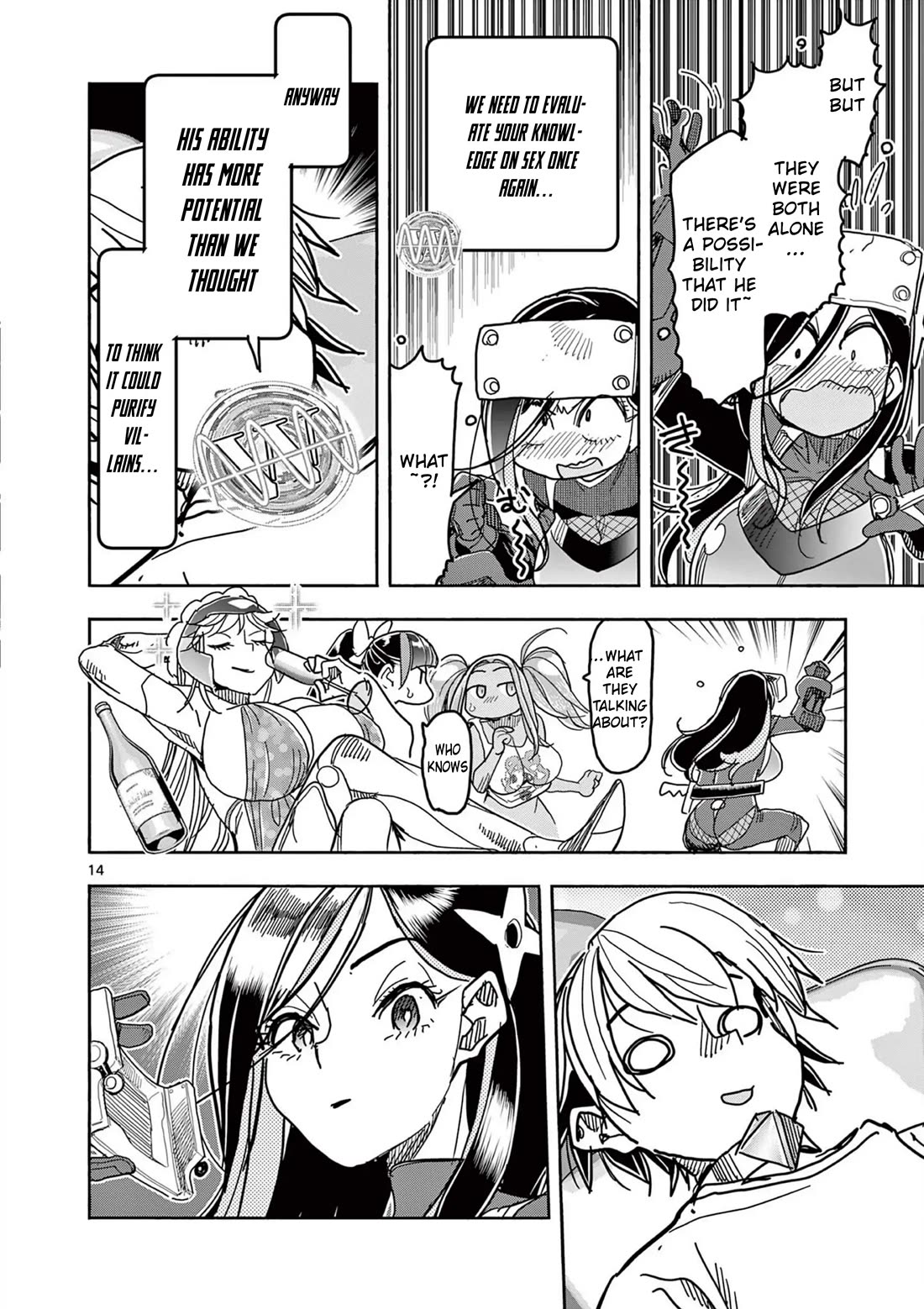 Hero Girl × Healer Boy: Touch or Death Chapter 57 page 14 - Chapter 57: Shadow's Outburst!!