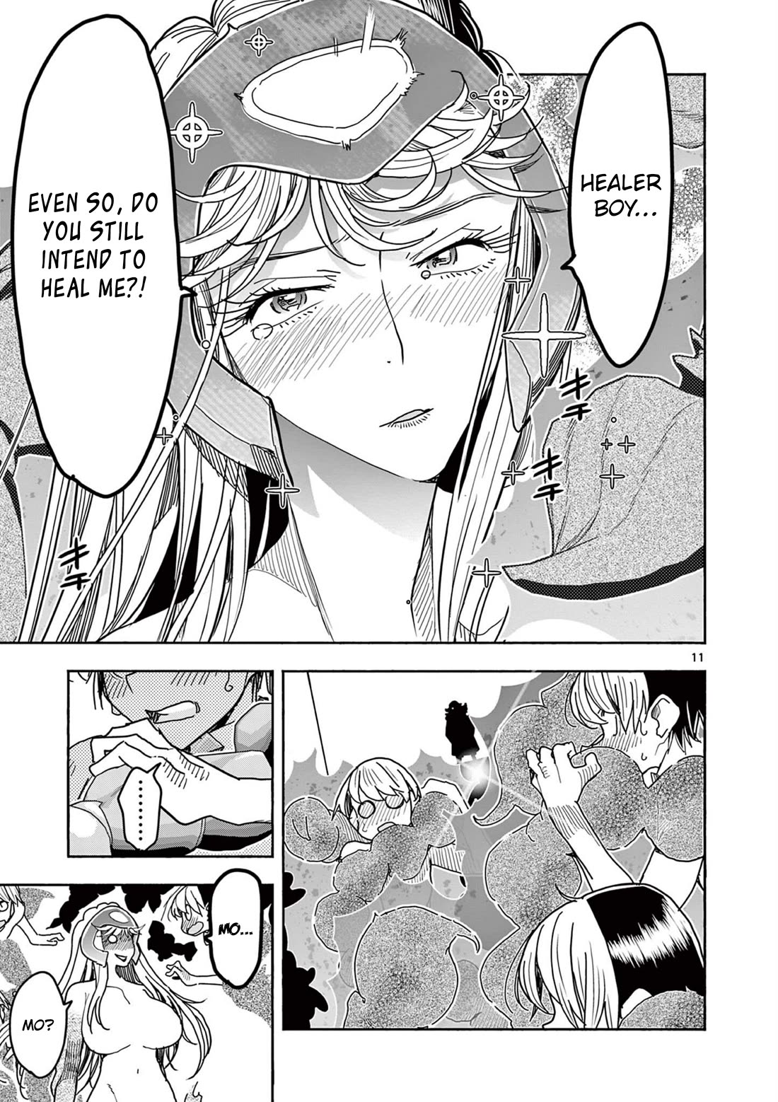 Hero Girl × Healer Boy: Touch or Death Chapter 72 page 11 - Chapter 72: Burn, Shuuzen!!