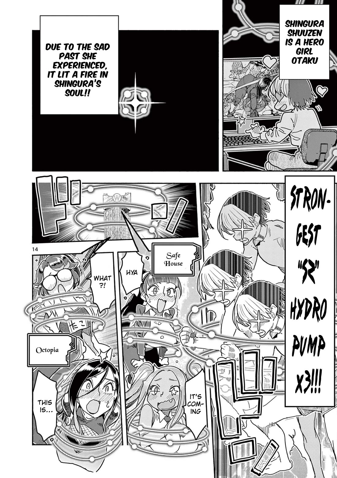 Hero Girl × Healer Boy: Touch or Death Chapter 72 page 14 - Chapter 72: Burn, Shuuzen!!