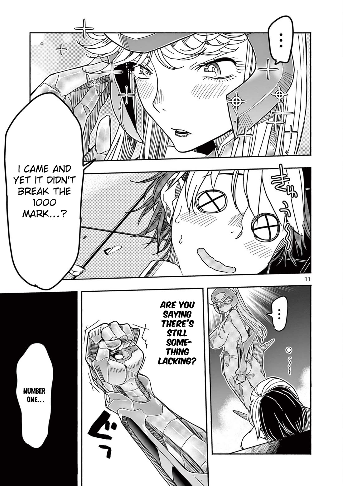 Hero Girl × Healer Boy: Touch or Death Chapter 75 page 11 - Chapter 75: The 1000 Walls!!