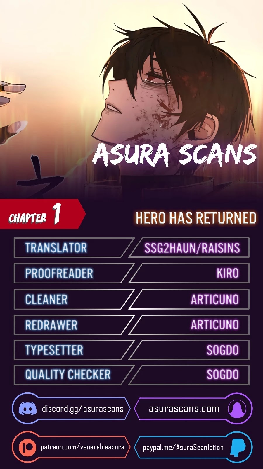 Hero Has Returned Chapter 1 page 1 - Chapter 1