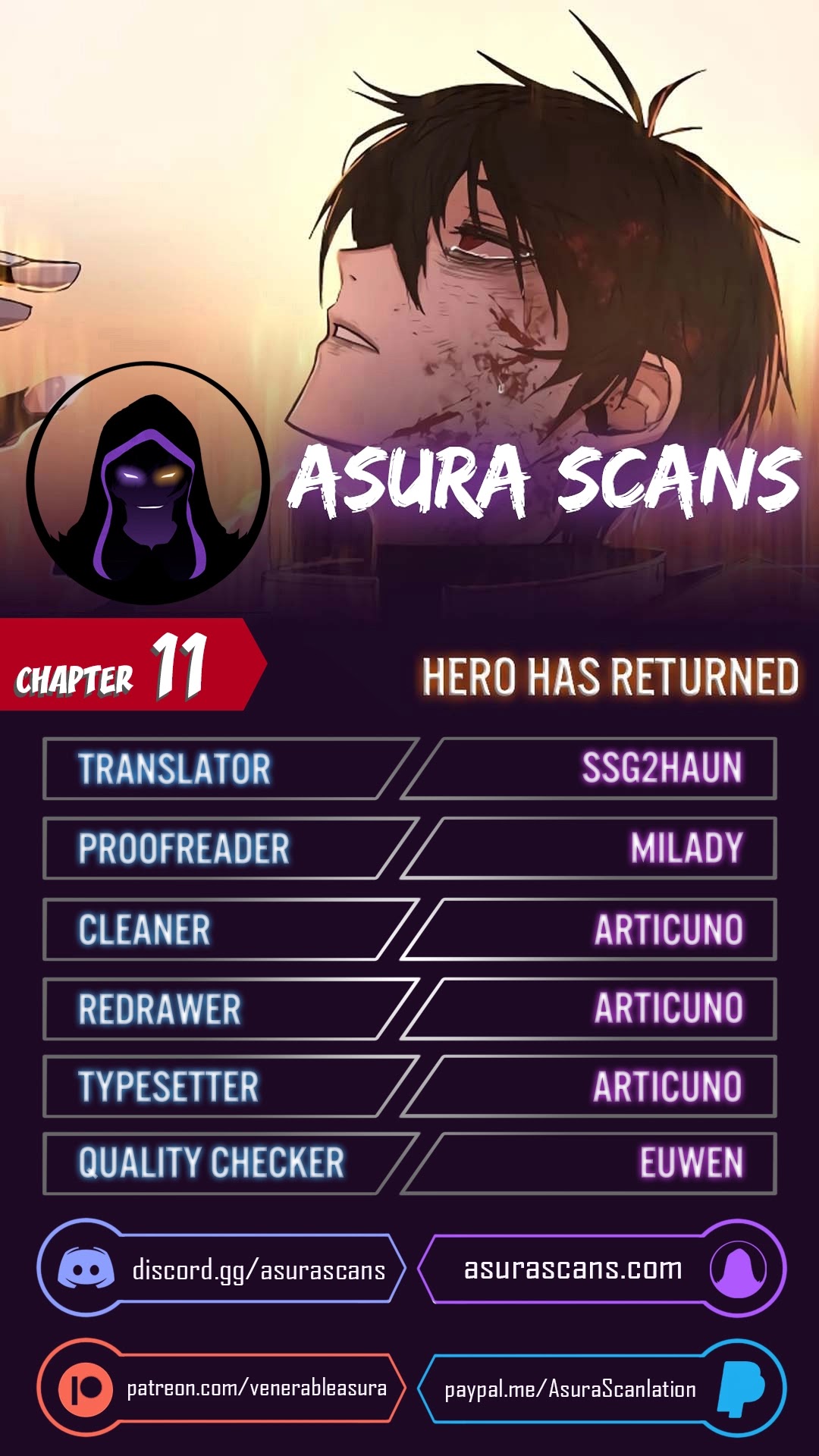 Hero Has Returned Chapter 11 page 1 - Chapter 11
