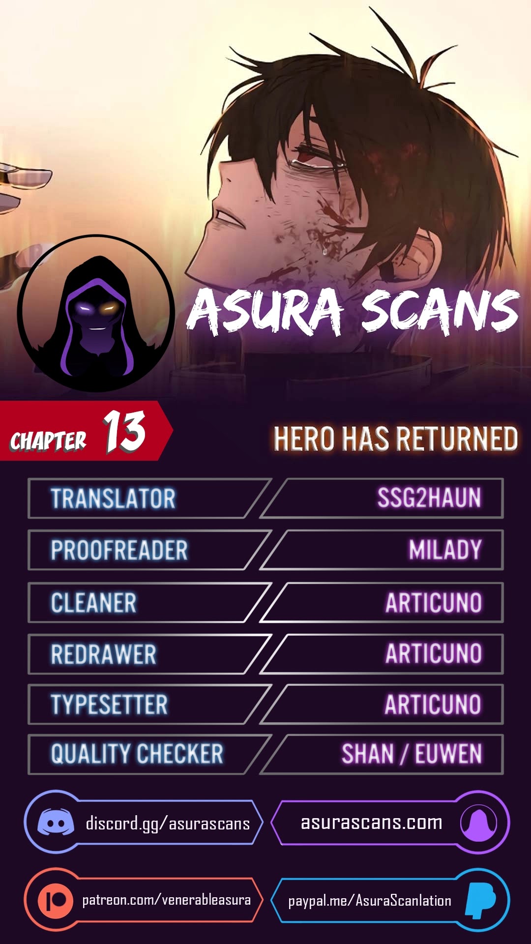 Hero Has Returned Chapter 13 page 1 - Chapter 13