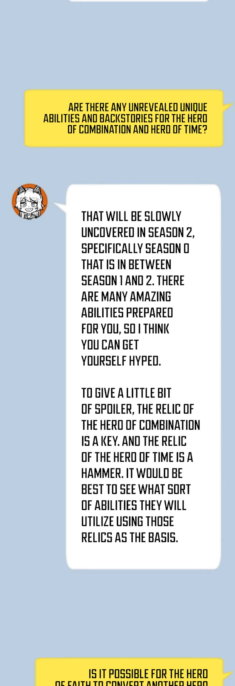 Hero Has Returned Chapter 84.5 page 4 - Chapter 84.5: Season 1 Afterword