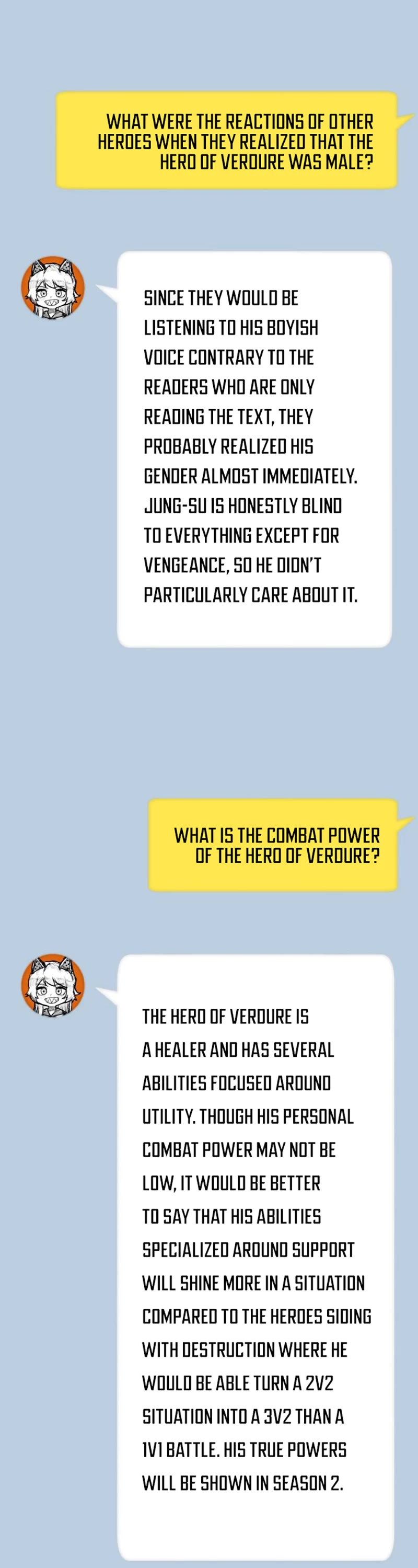 Hero Has Returned Chapter 84.5 page 6 - Chapter 84.5: Season 1 Afterword