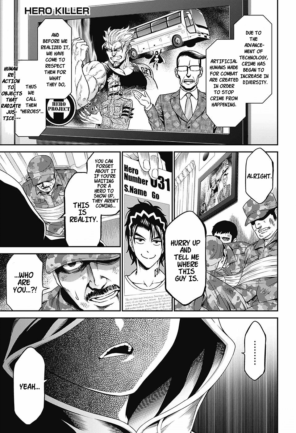 Hero Killer Chapter 0 page 1 - Chapter 0: vol.0: Oneshot