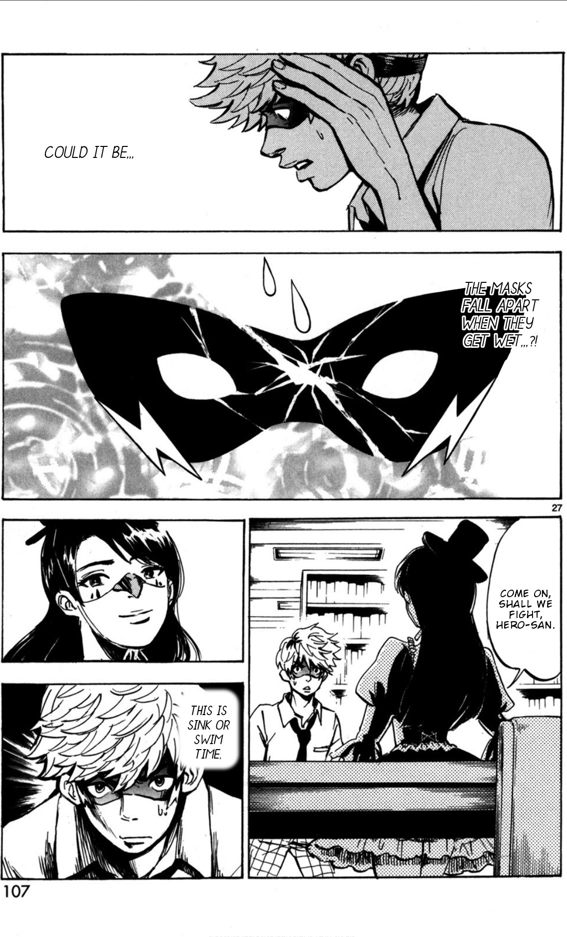 Hero Mask Chapter 9.5 page 9 - Chapter 9.5: I wonder, what is your justice? (Part 2)