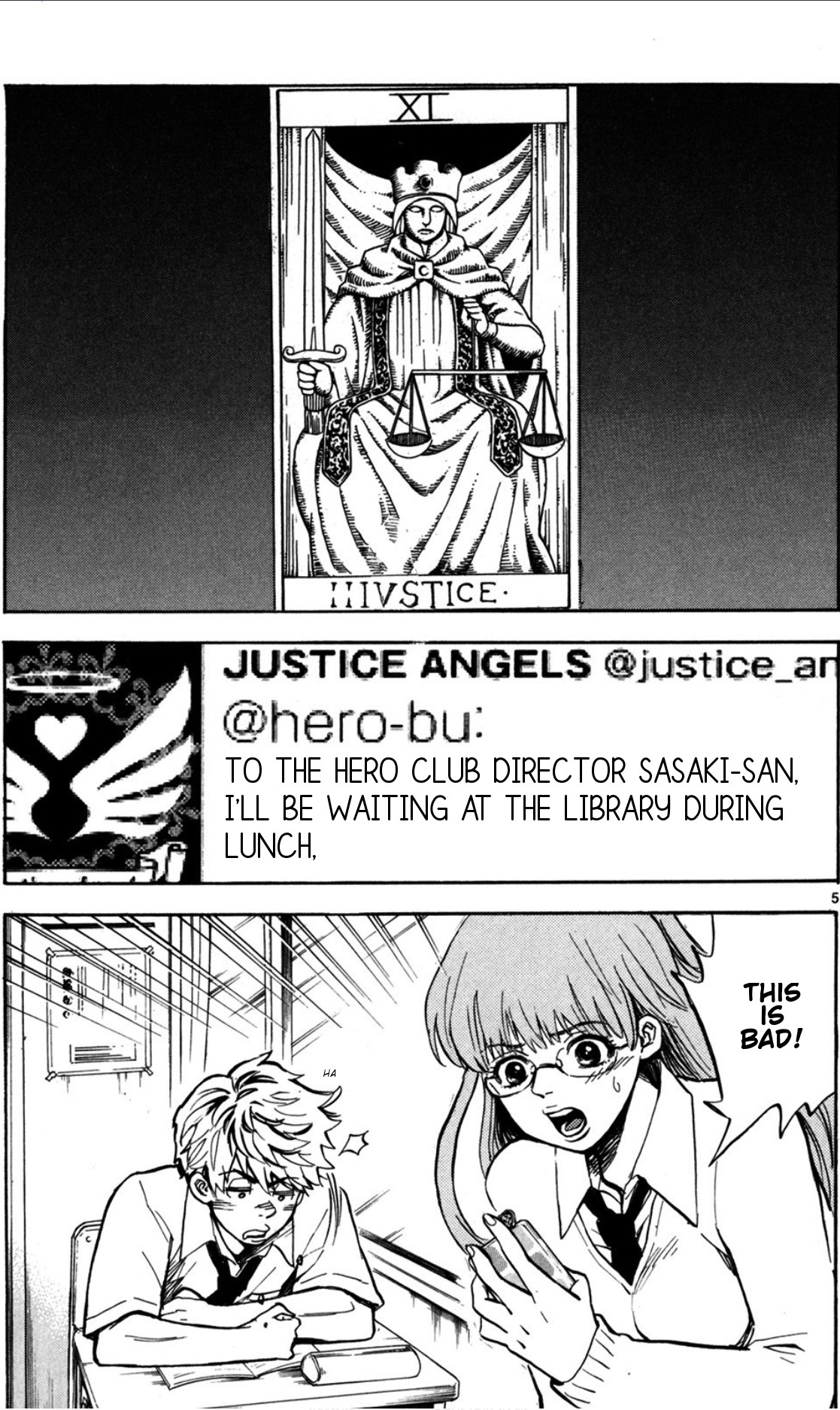Hero Mask Chapter 9 page 5 - Chapter 9: I wonder, what is your justice? (Part 1)