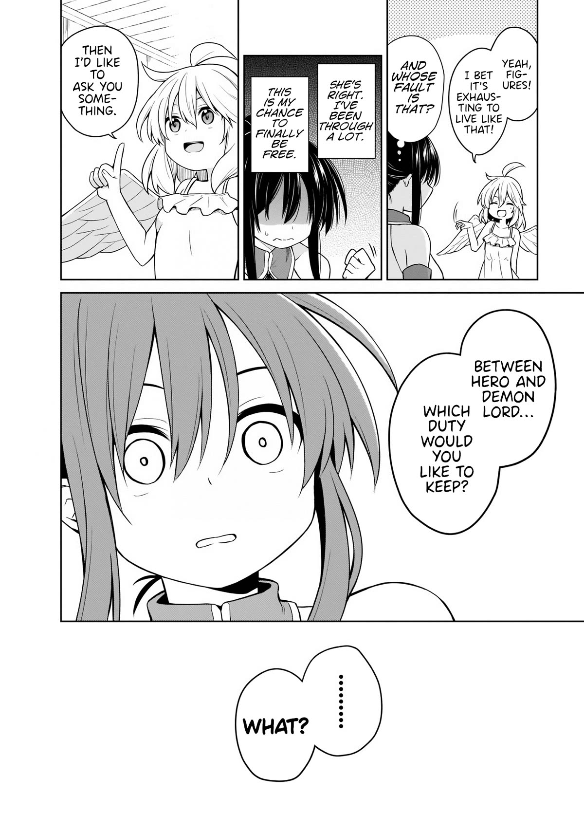 Hero or Demon Lord? Let me choose! Chapter 14 page 16 - Chapter 14: Voice of the Gods