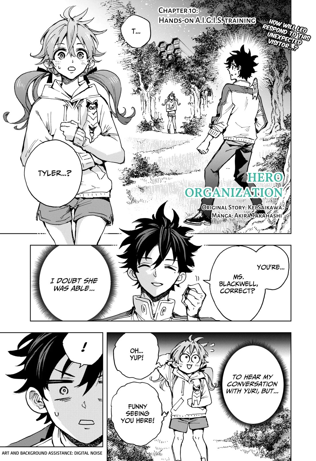 Hero Organization Chapter 10 page 1 - Chapter 10: Hands-On A.I.G.I.S. Training